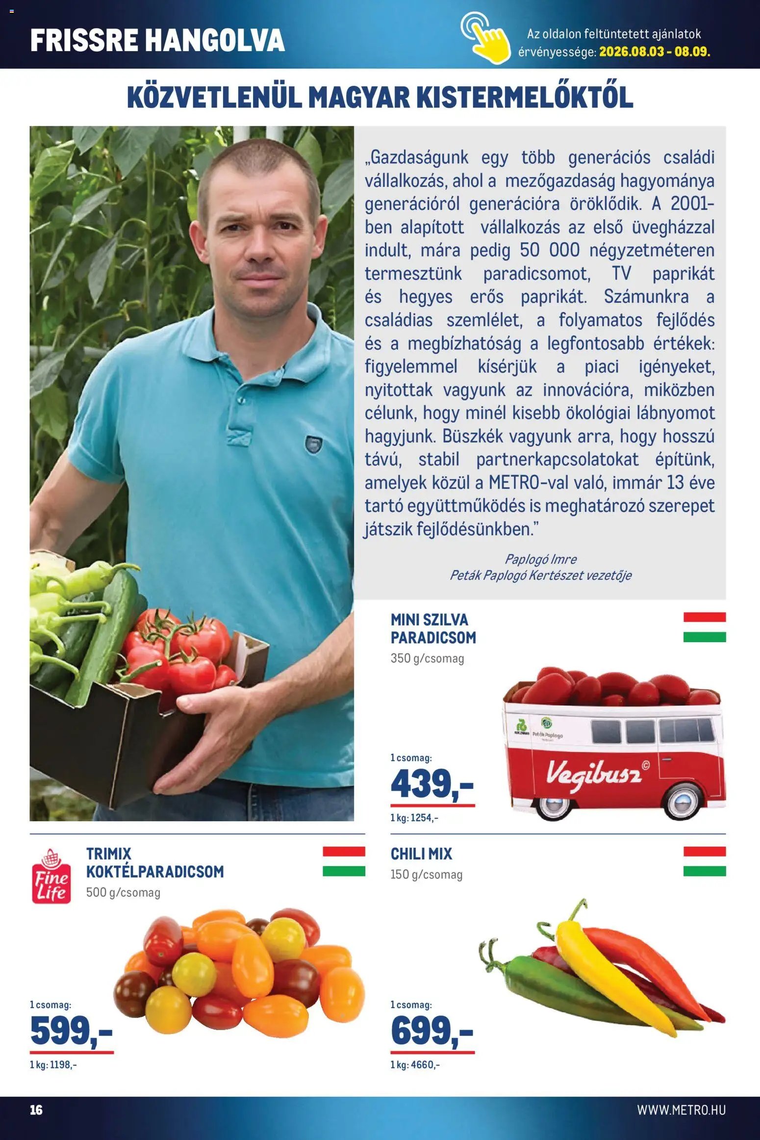 Metro újság 2026.08.01. Metro akciós újság