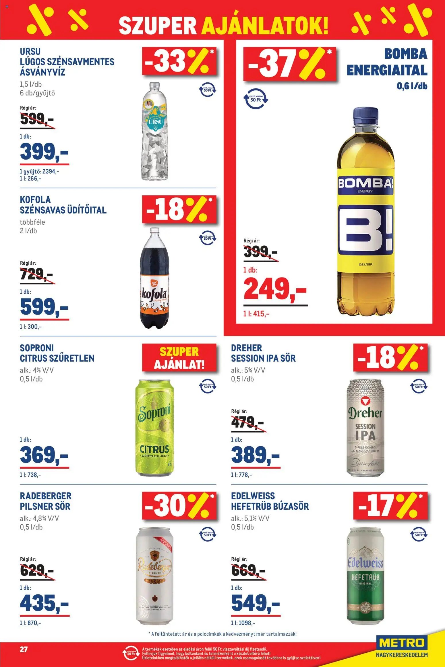 Metro újság 2026.08.01. Metro akciós újság