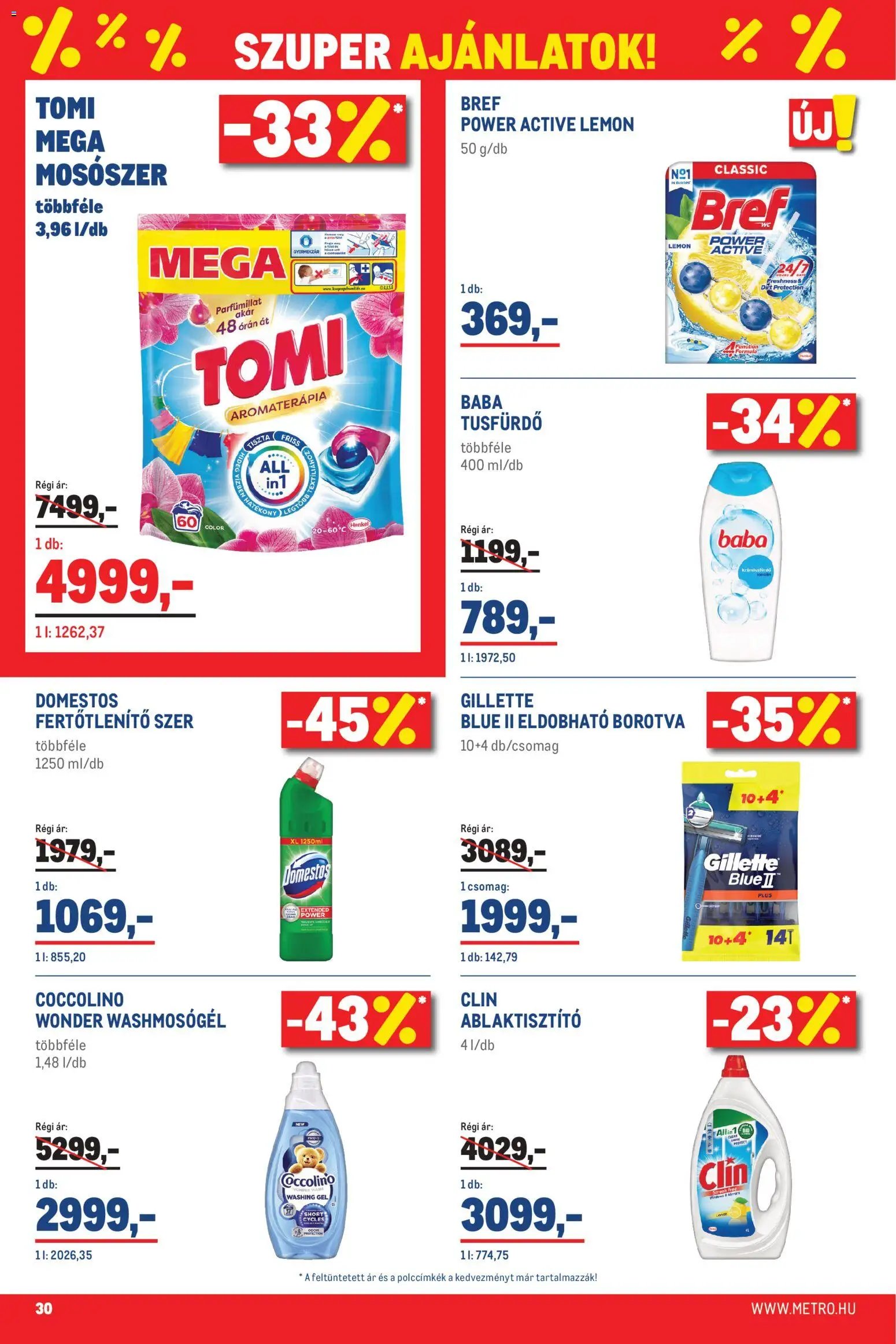 Metro újság 2026.08.01. Metro akciós újság