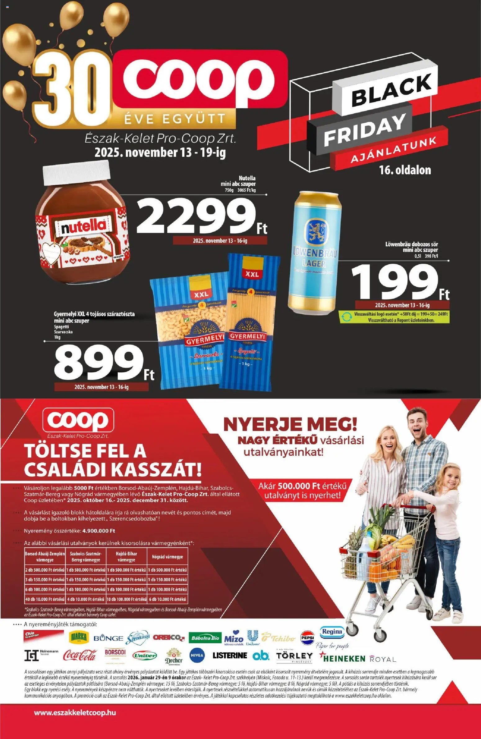 COOP újság 2025.11.13. Black Friday (2025-11-13 - 2025-11-19)