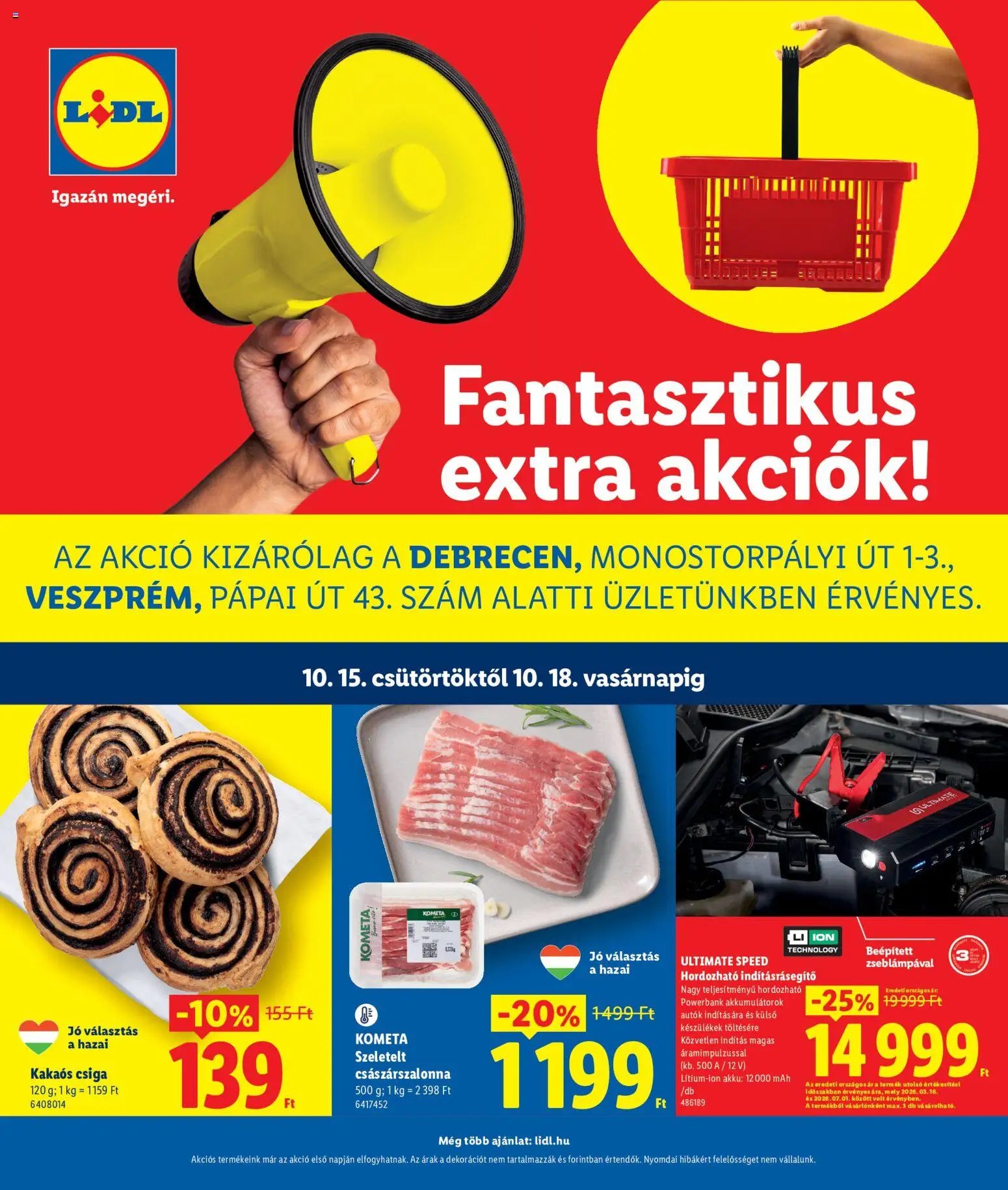 Lidl Veszprém 2026.10.15. - lapozható formában szórólap ✳️