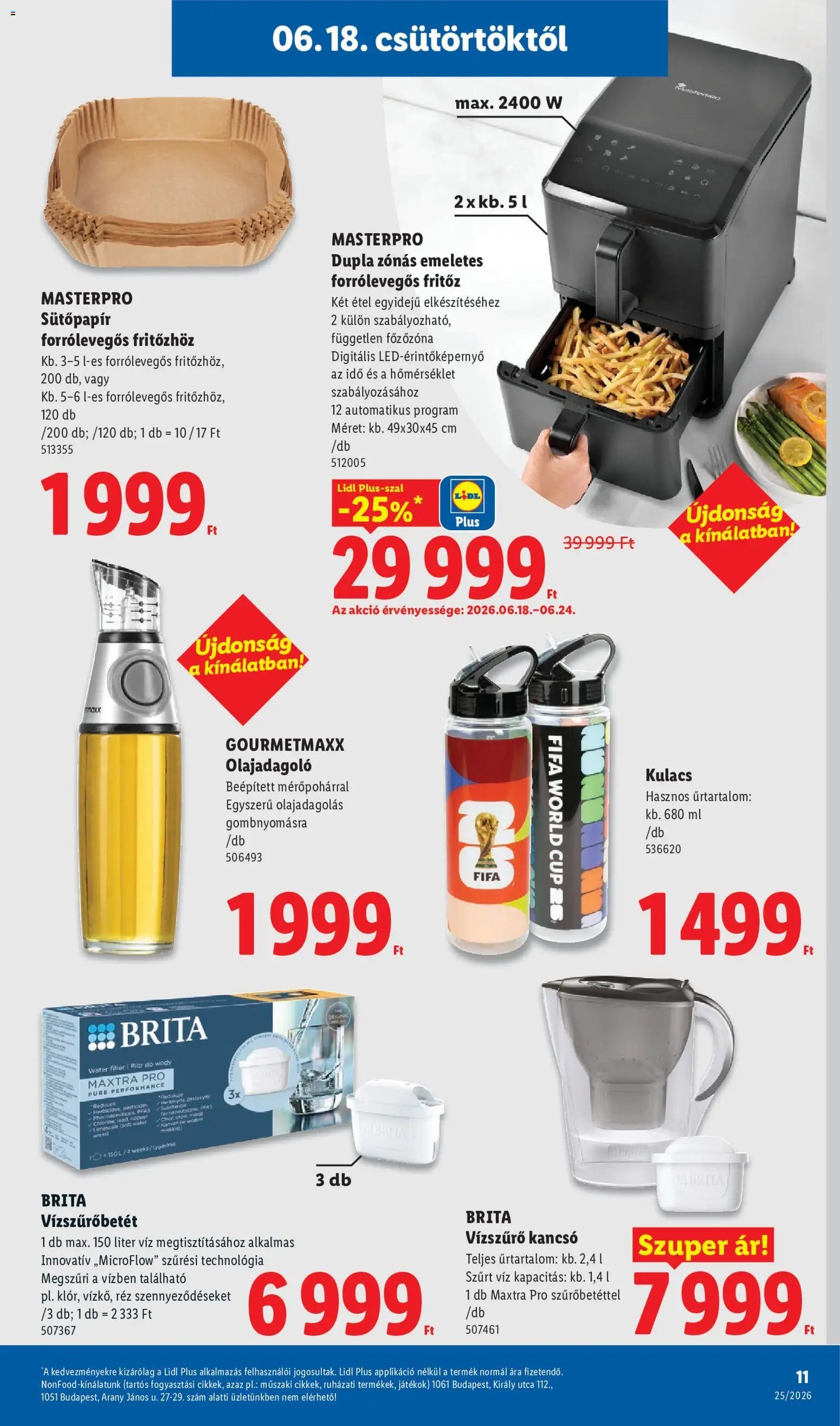 Lidl újság 2026.06.18. Lidl Nonfood kínálatunk