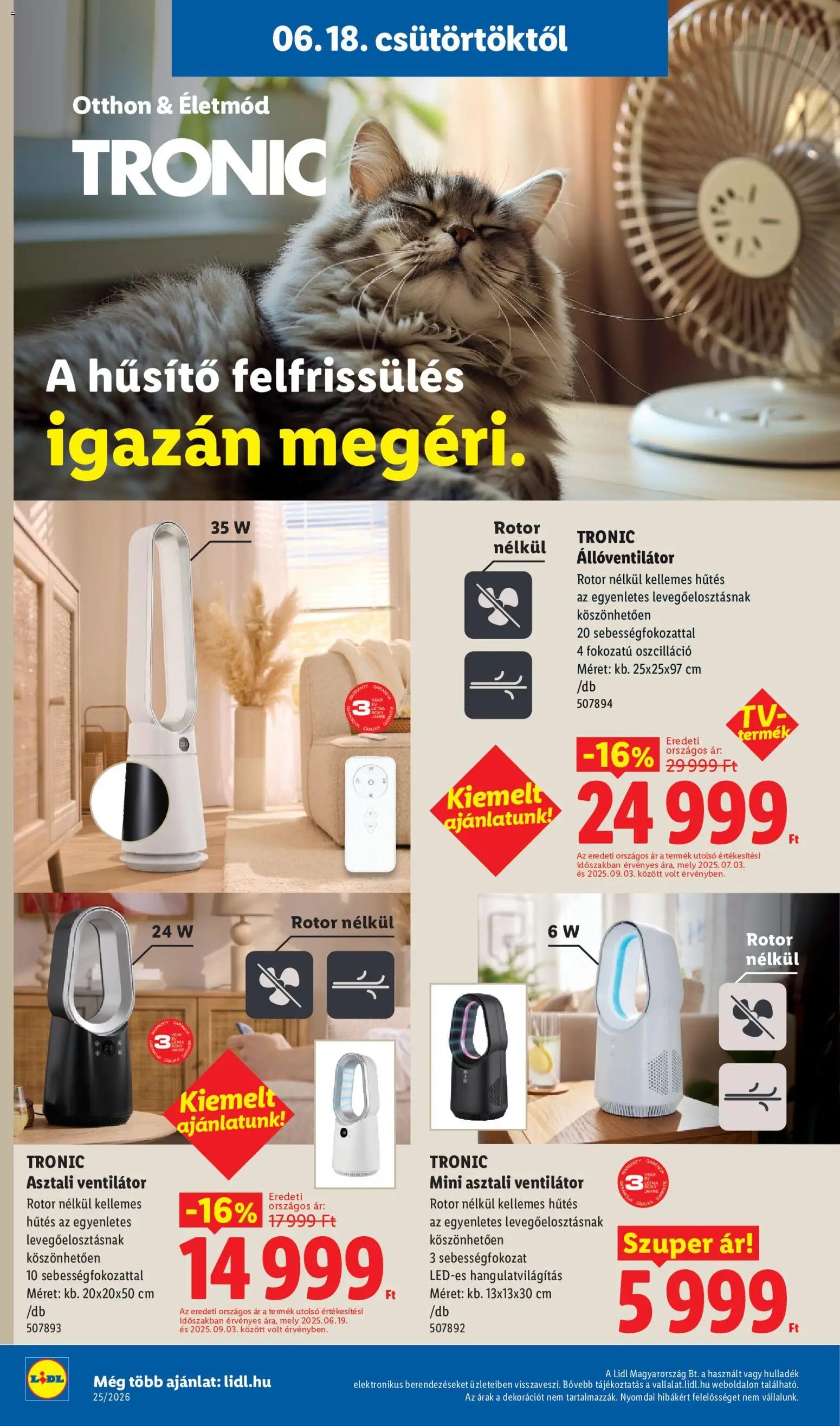 Lidl újság 2026.06.18. Lidl Nonfood kínálatunk