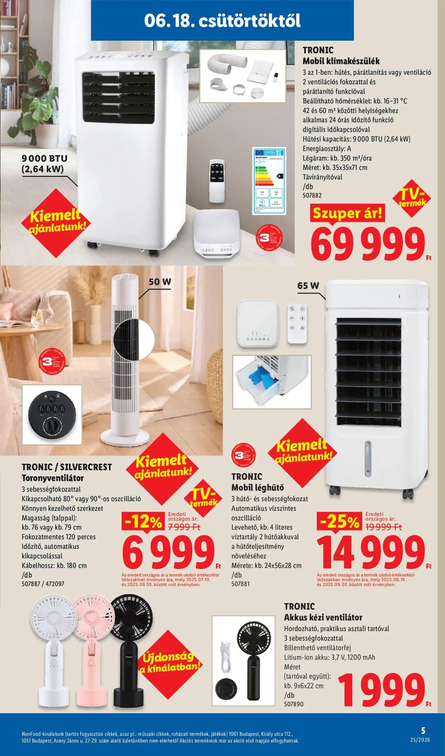 Lidl újság 2026.06.18. Lidl Nonfood kínálatunk