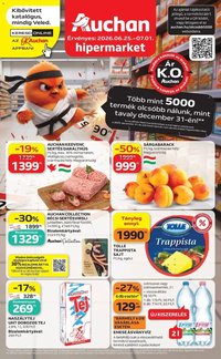 Auchan újság 2026.06.25. Auchan akciós újság Miskolc