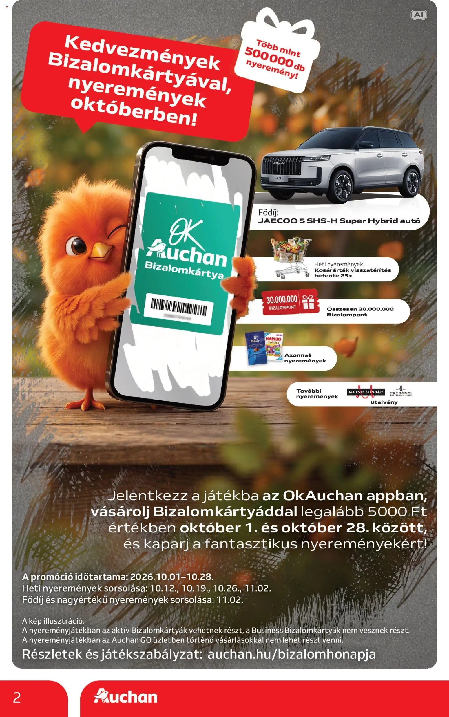 Auchan újság 2026.10.01. Auchan akciós újság