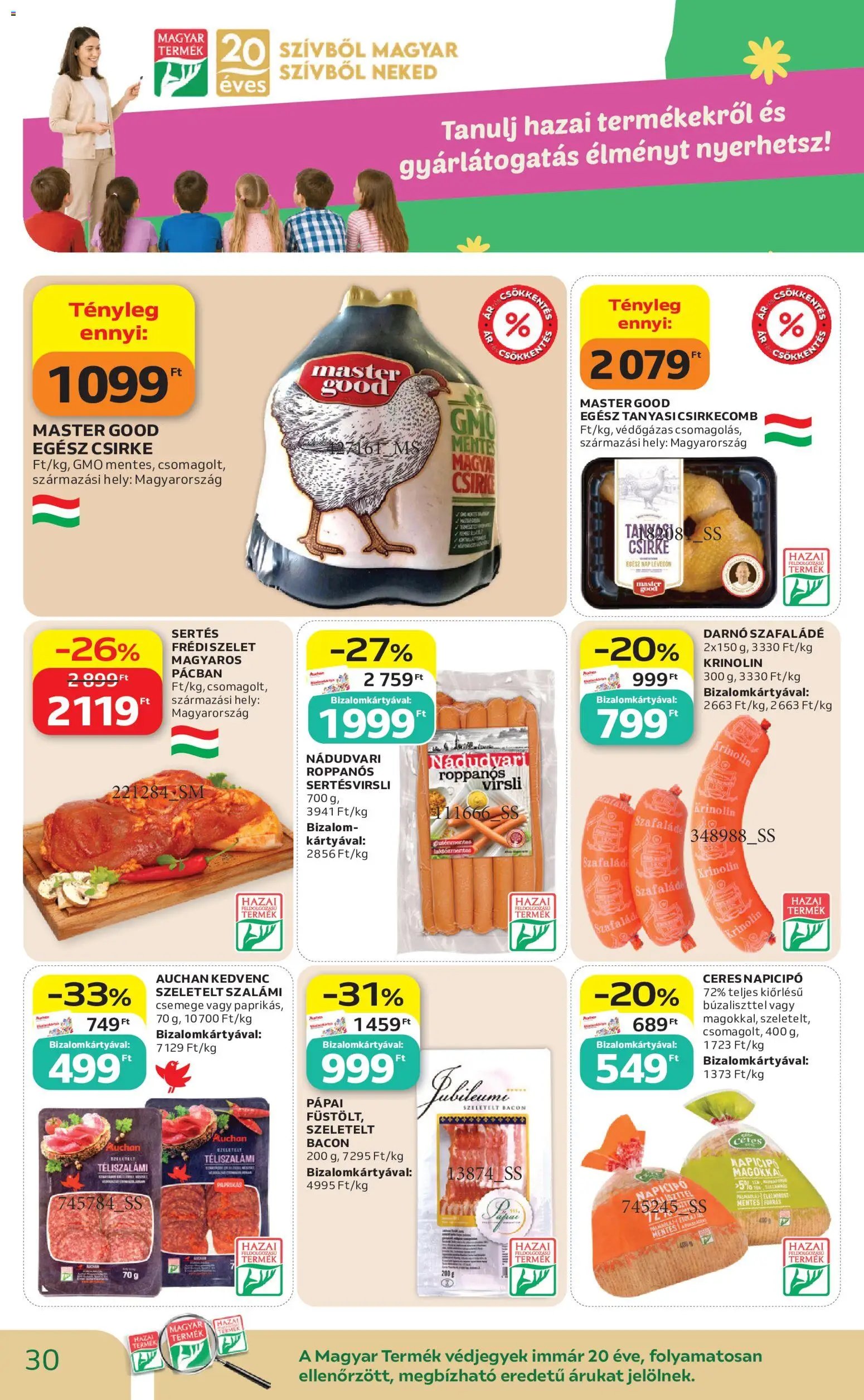 Auchan újság 2026.10.01. Auchan akciós újság
