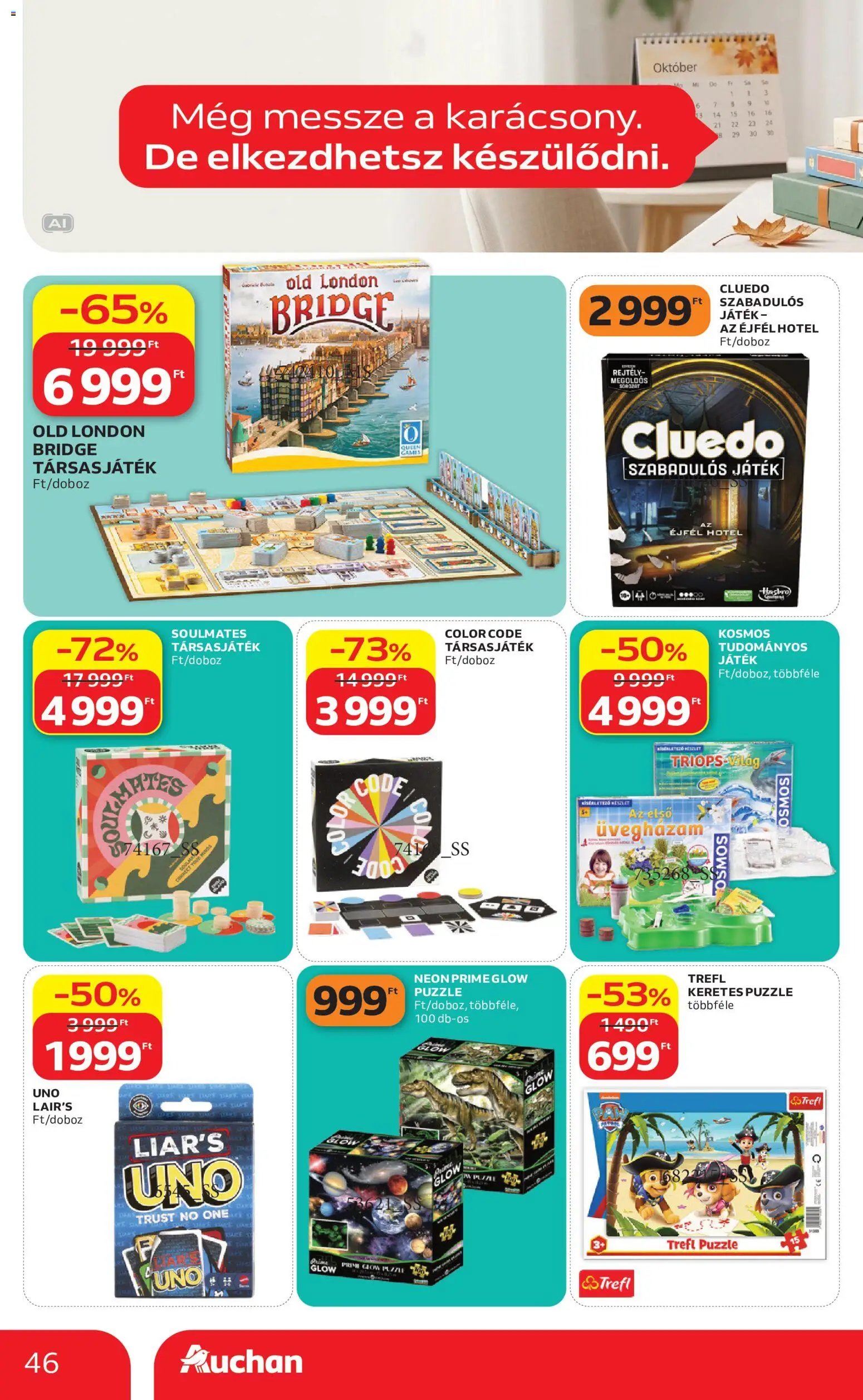 Auchan újság 2026.10.01. Auchan akciós újság