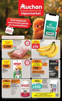 Auchan újság 2026.10.01. Auchan akciós újság
