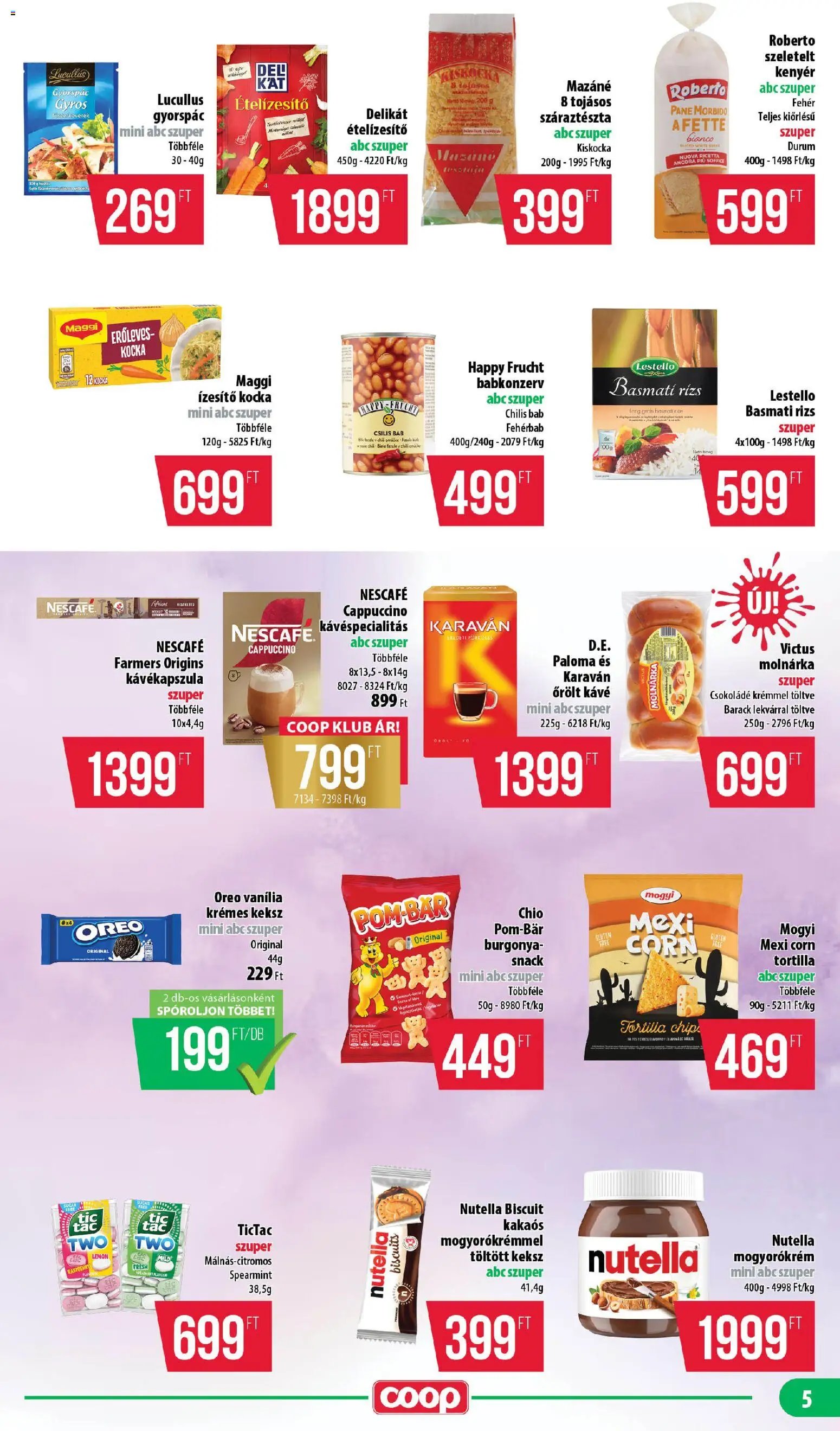 COOP újság 2026.06.25. COOP - Mini & Abc & Szuper / Mecsek