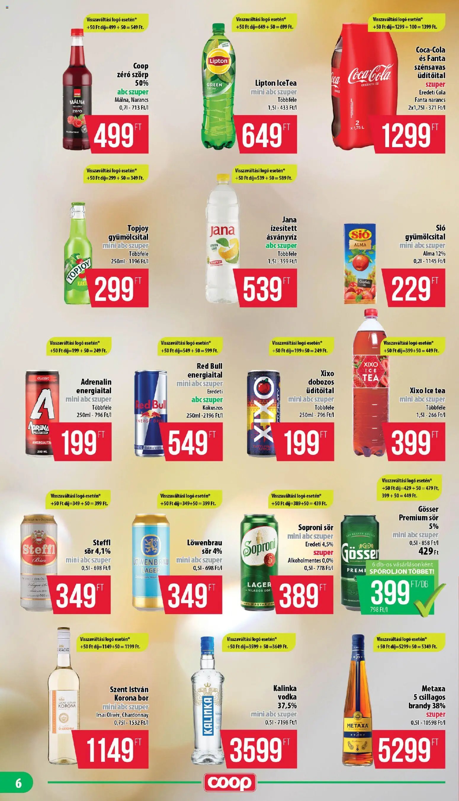 COOP újság 2026.06.25. COOP - Mini & Abc & Szuper / Mecsek