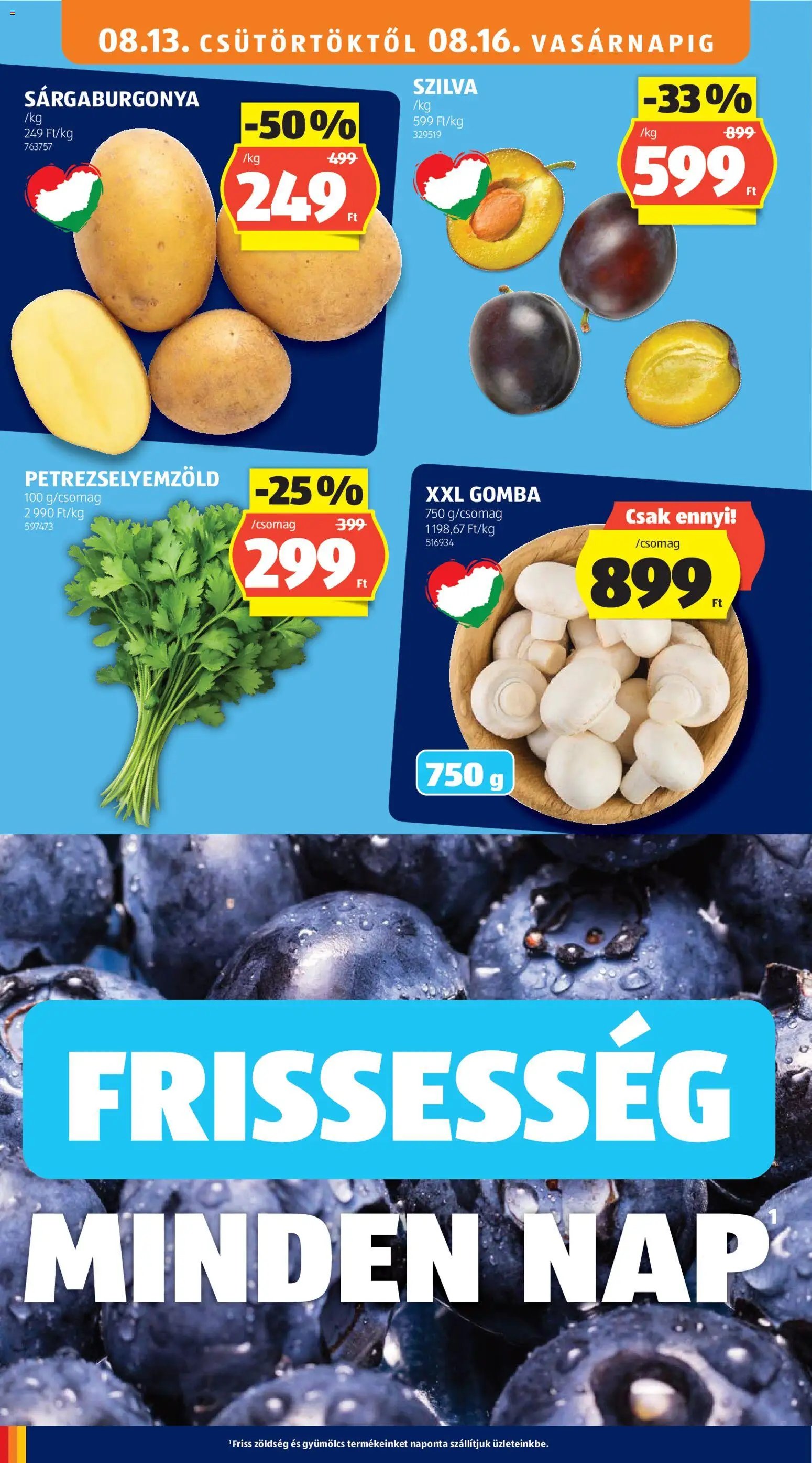 Aldi újság 2026.08.13. Aldi akciós újság