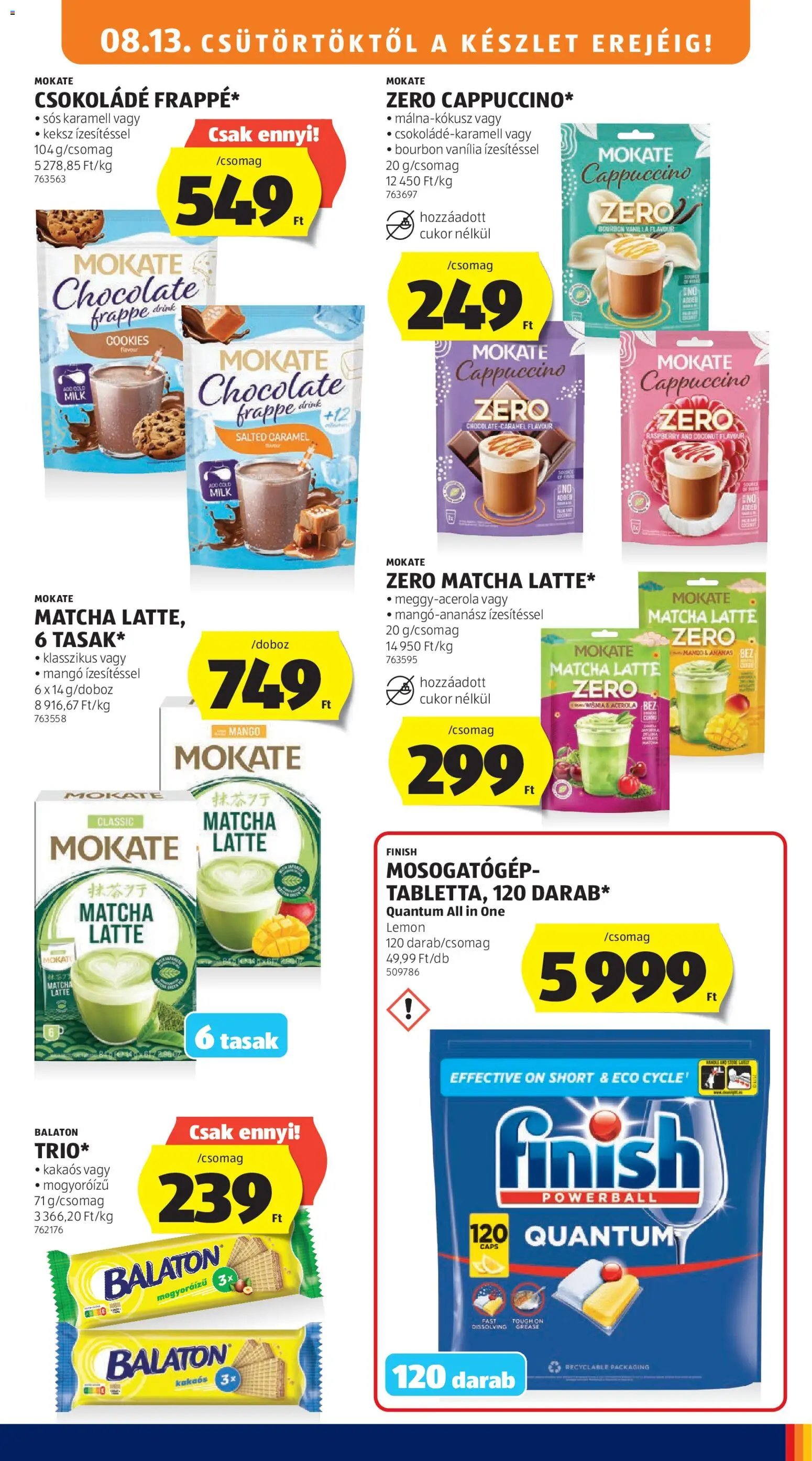 Aldi újság 2026.08.13. Aldi akciós újság