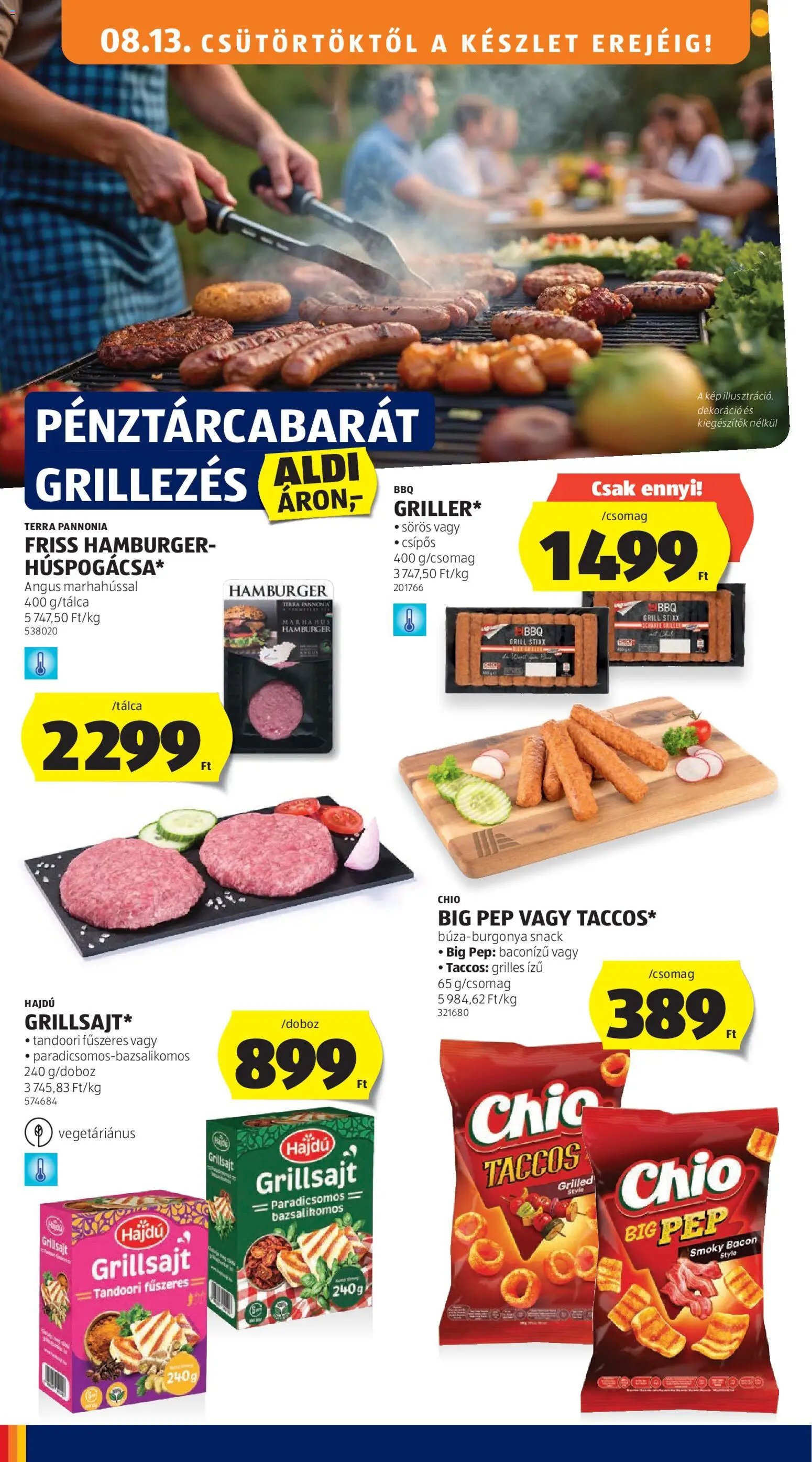 Aldi újság 2026.08.13. Aldi akciós újság