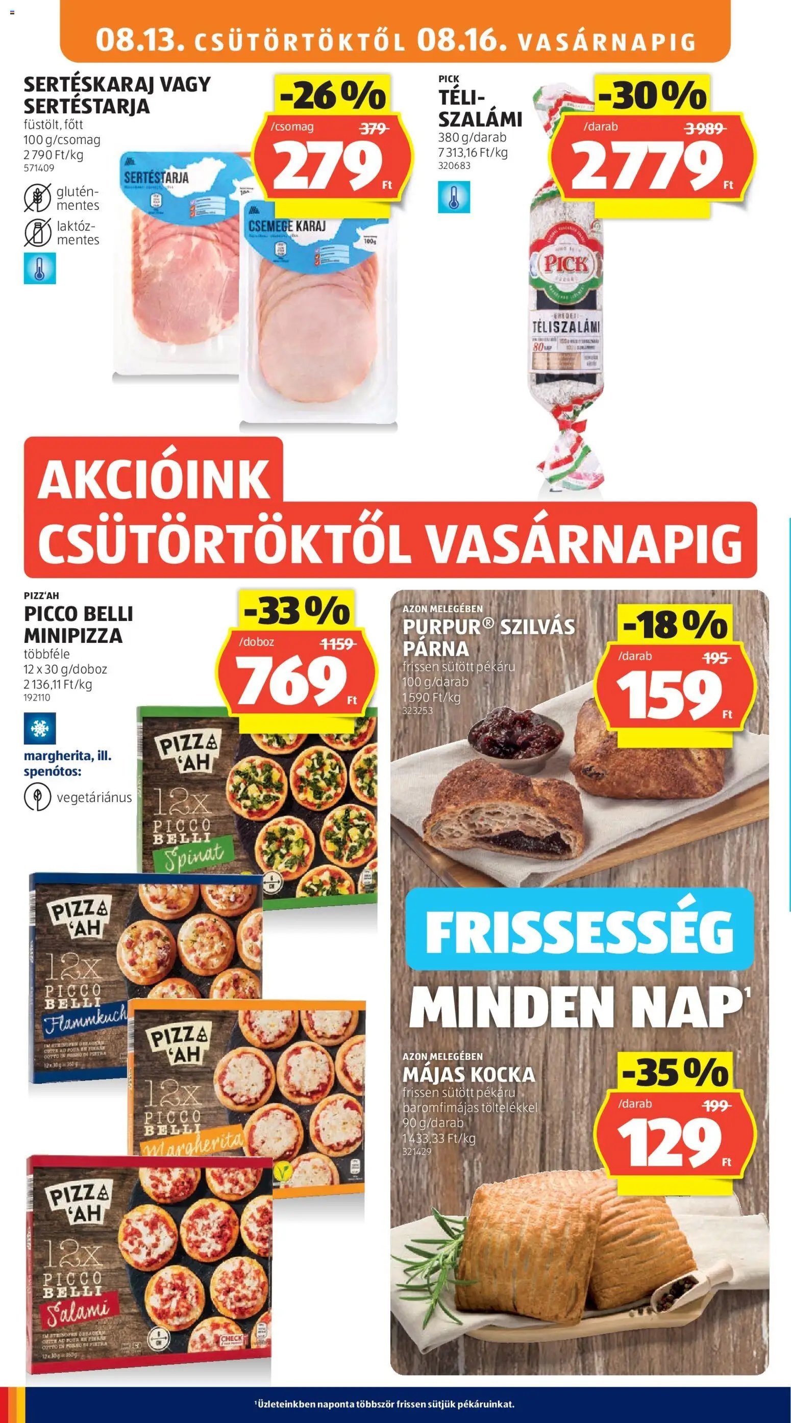 Aldi újság 2026.08.13. Aldi akciós újság
