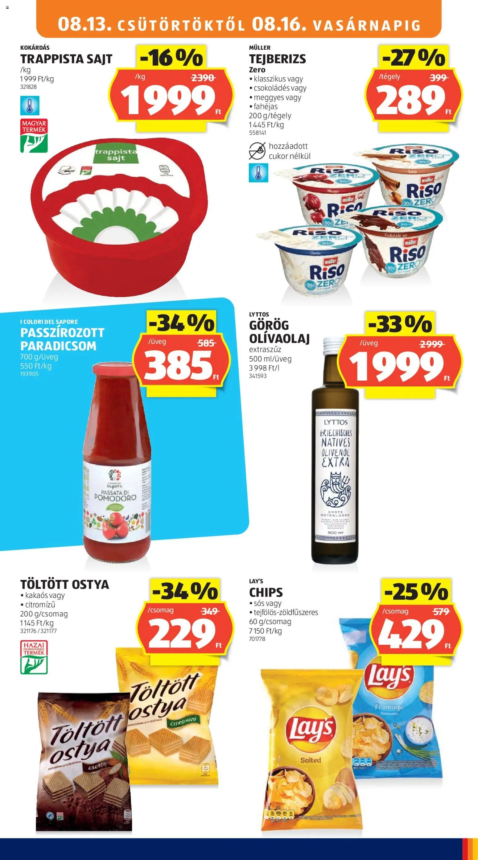 Aldi újság 2026.08.13. Aldi akciós újság