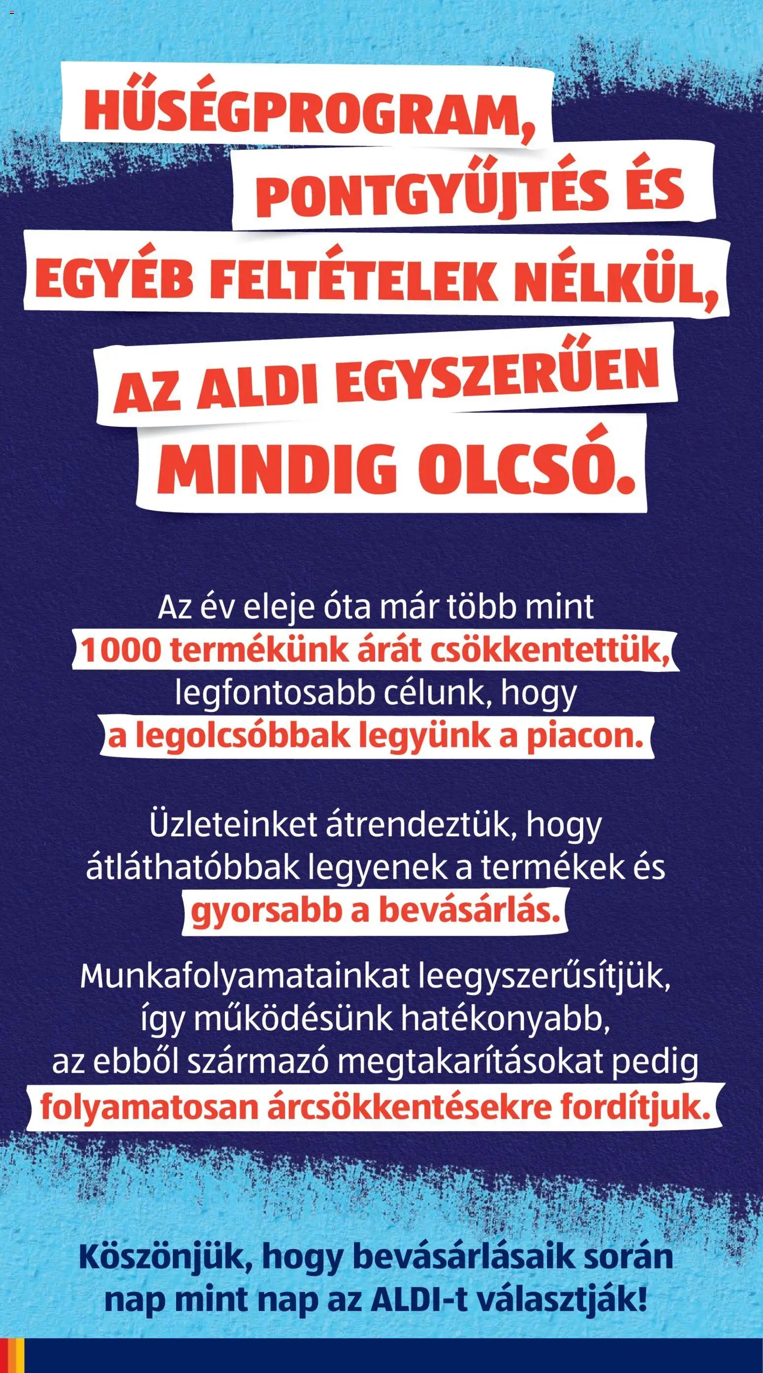 Aldi újság 2026.08.13. Aldi akciós újság