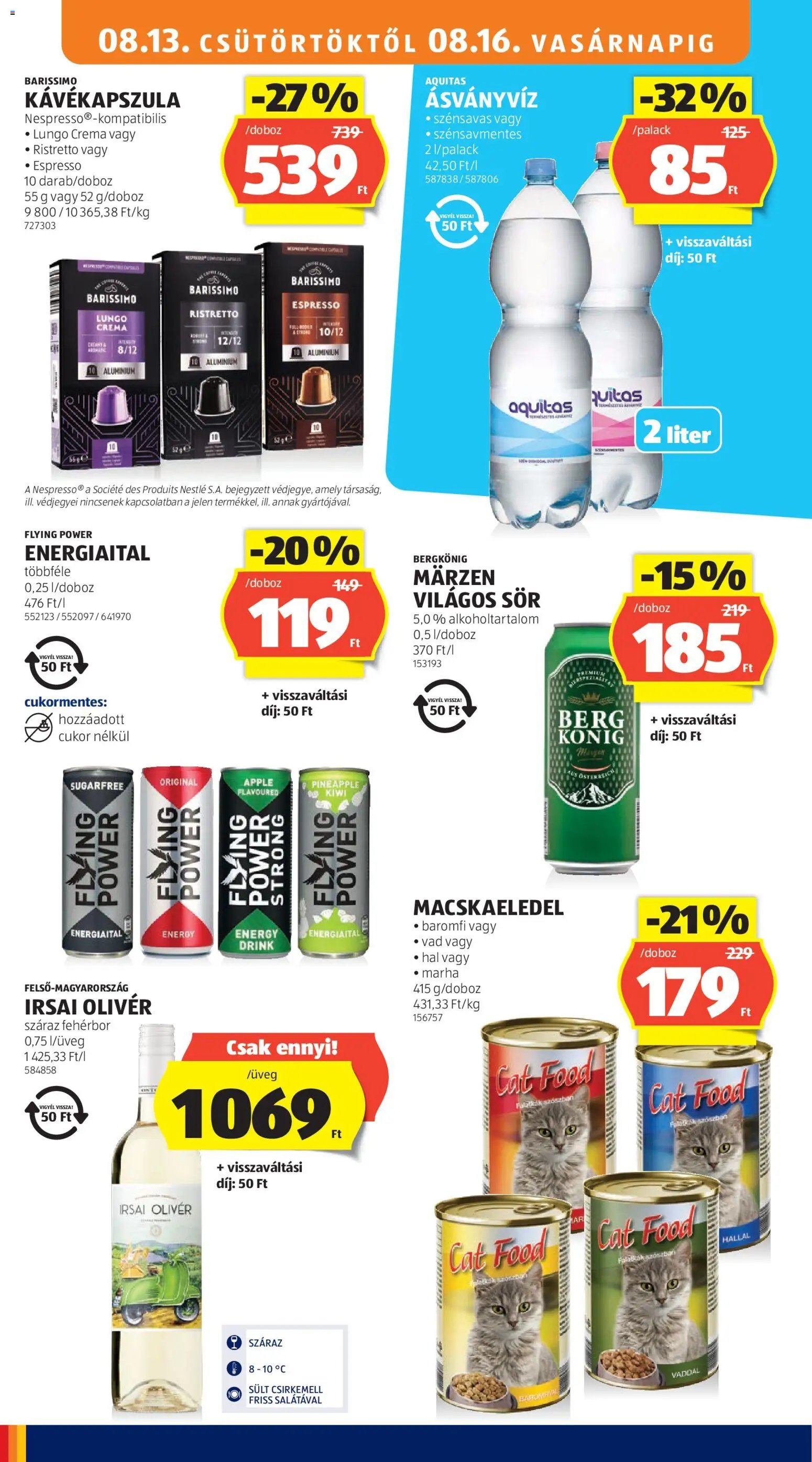 Aldi újság 2026.08.13. Aldi akciós újság