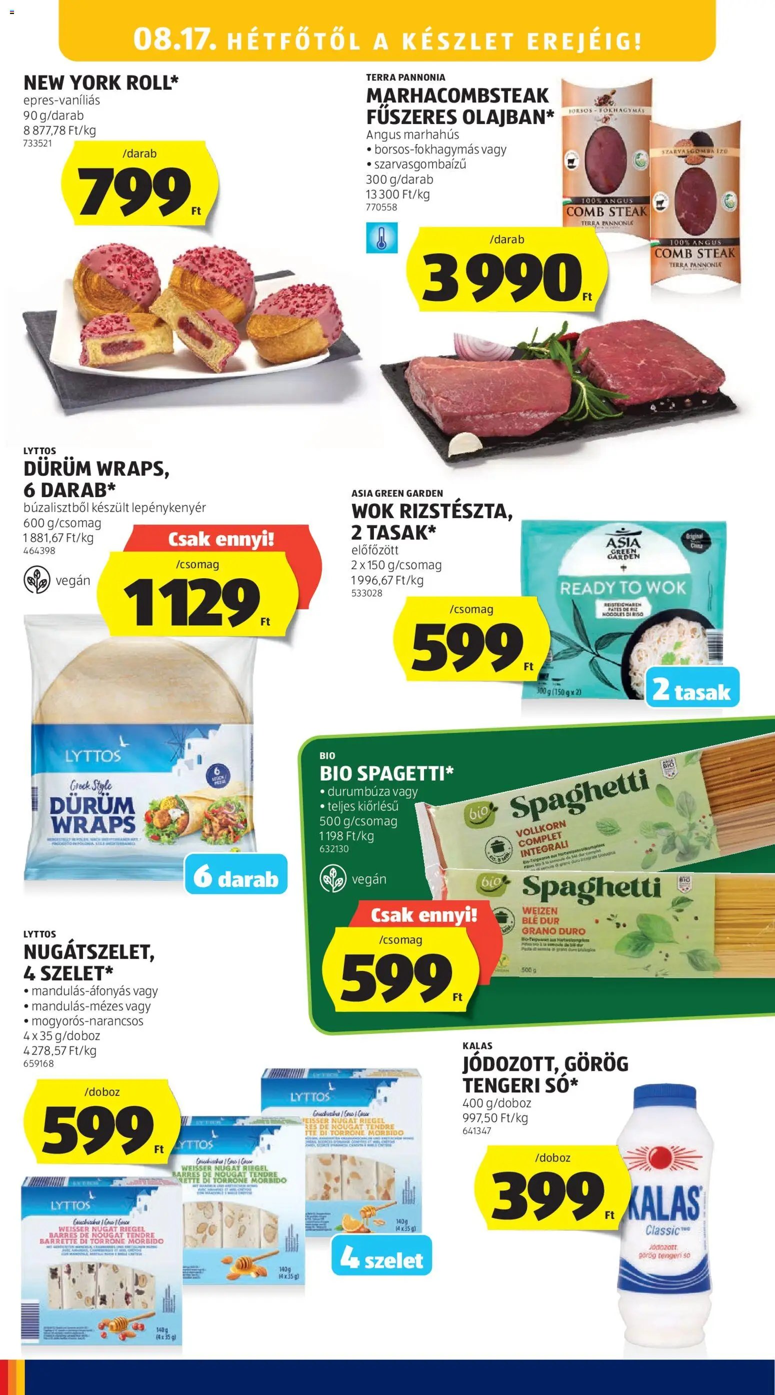 Aldi újság 2026.08.13. Aldi akciós újság