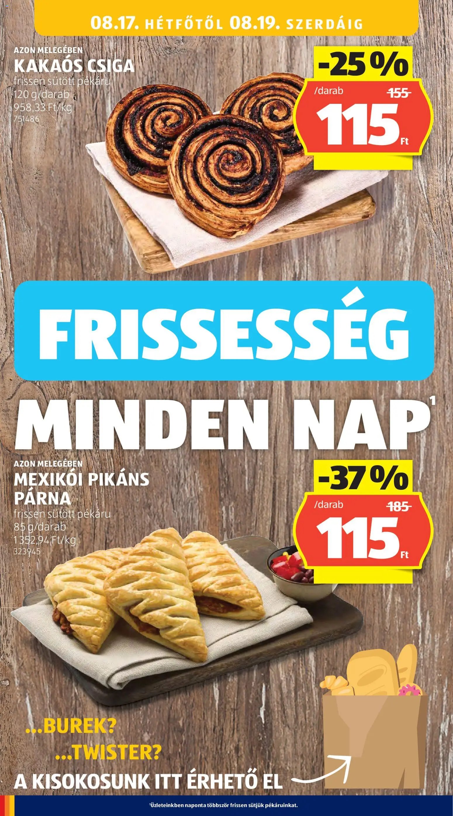 Aldi újság 2026.08.13. Aldi akciós újság