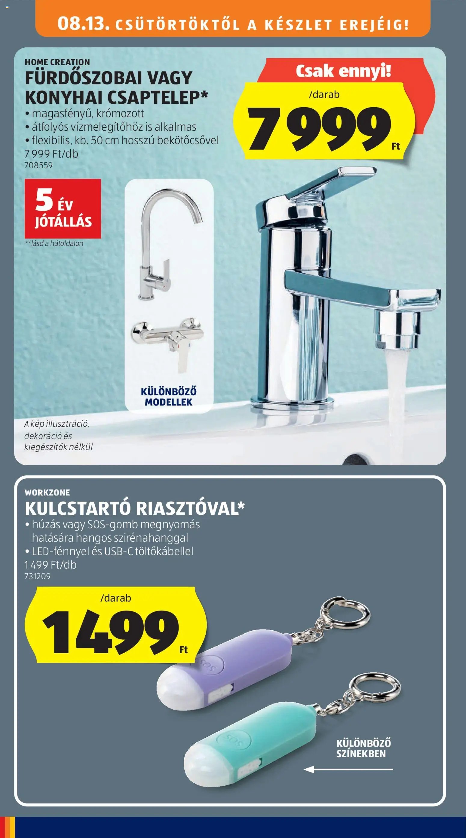 Aldi újság 2026.08.13. Aldi akciós újság