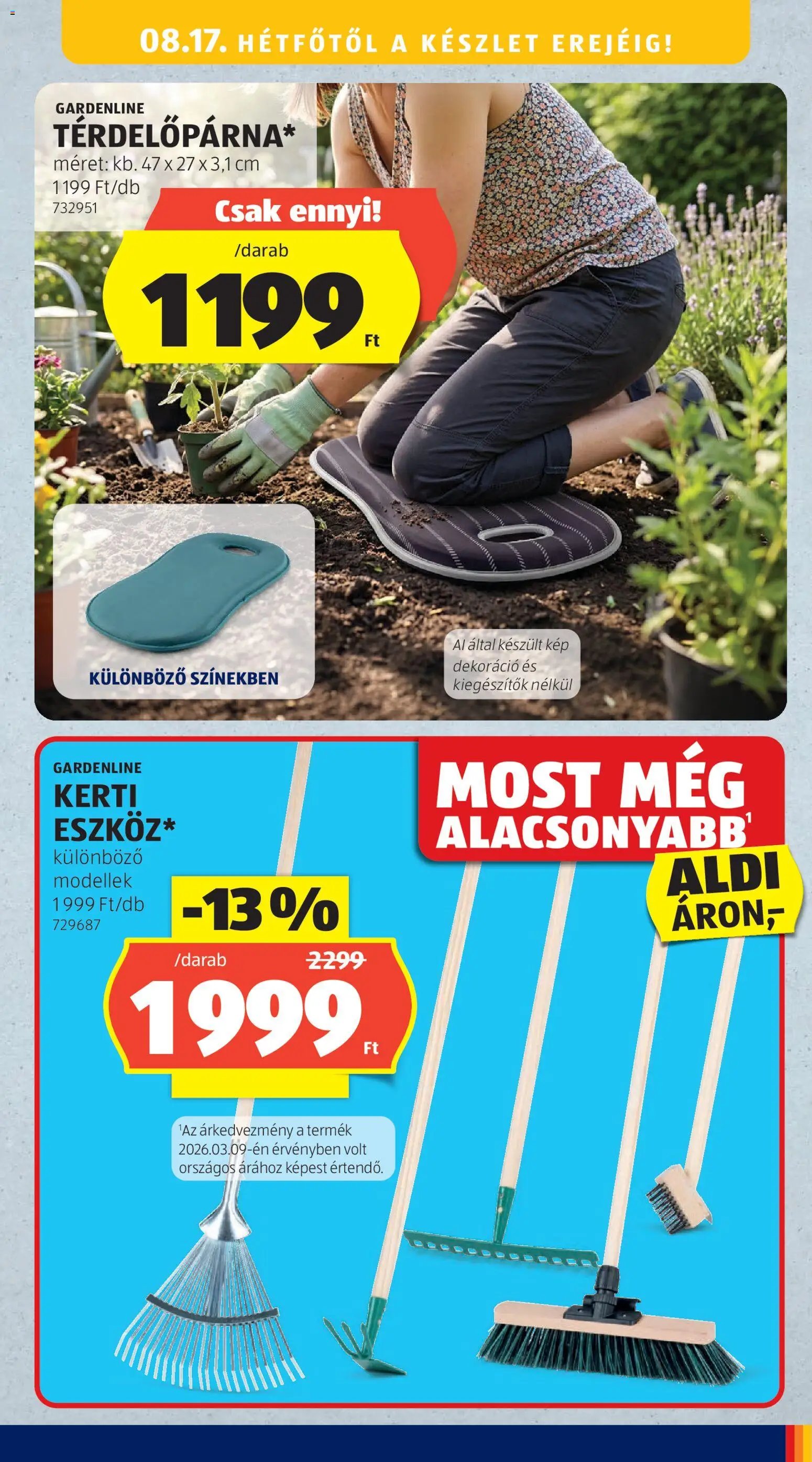 Aldi újság 2026.08.13. Aldi akciós újság