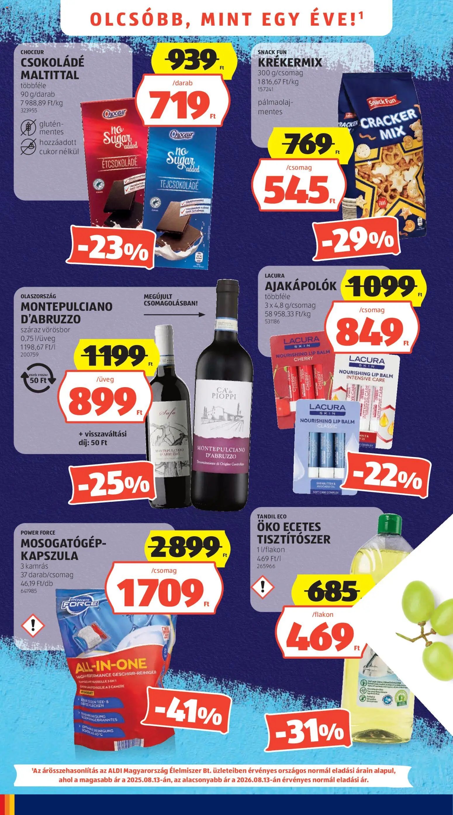Aldi újság 2026.08.13. Aldi akciós újság