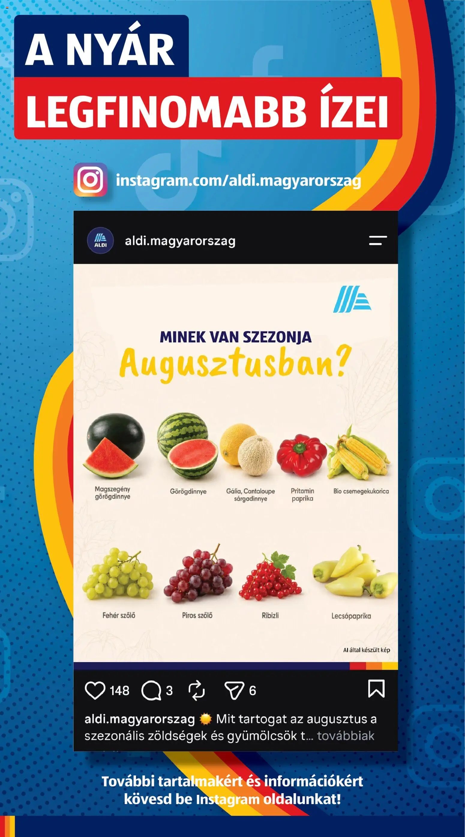 Aldi újság 2026.08.13. Aldi akciós újság