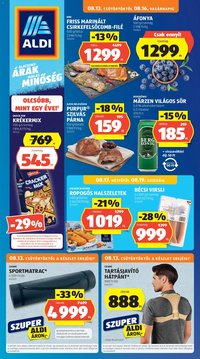 Aldi újság 2026.08.13. Aldi akciós újság