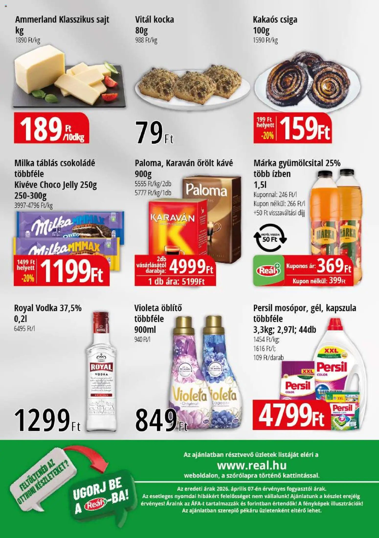 Reál újság 2026.04.16. Reál Bevásárló hétvége - Pest megye (2026-04-16 - 2026-04-19)