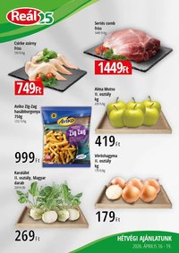 Reál újság 2026.04.16. Reál Bevásárló hétvége - Pest megye (2026-04-16 - 2026-04-19)