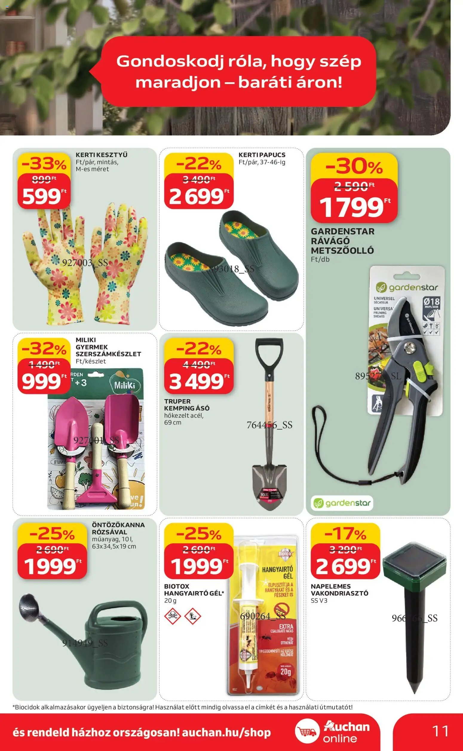 Auchan újság 2026.03.05. Auchan Ki a szabadba (2026-03-05 - 2026-04-04)