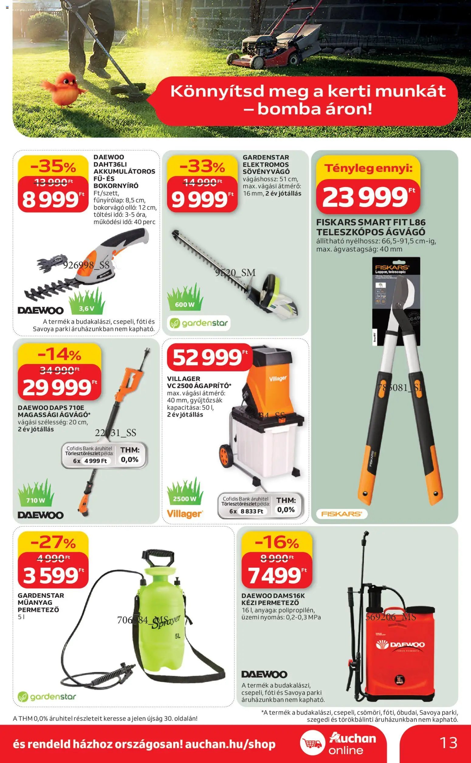 Auchan újság 2026.03.05. Auchan Ki a szabadba (2026-03-05 - 2026-04-04)