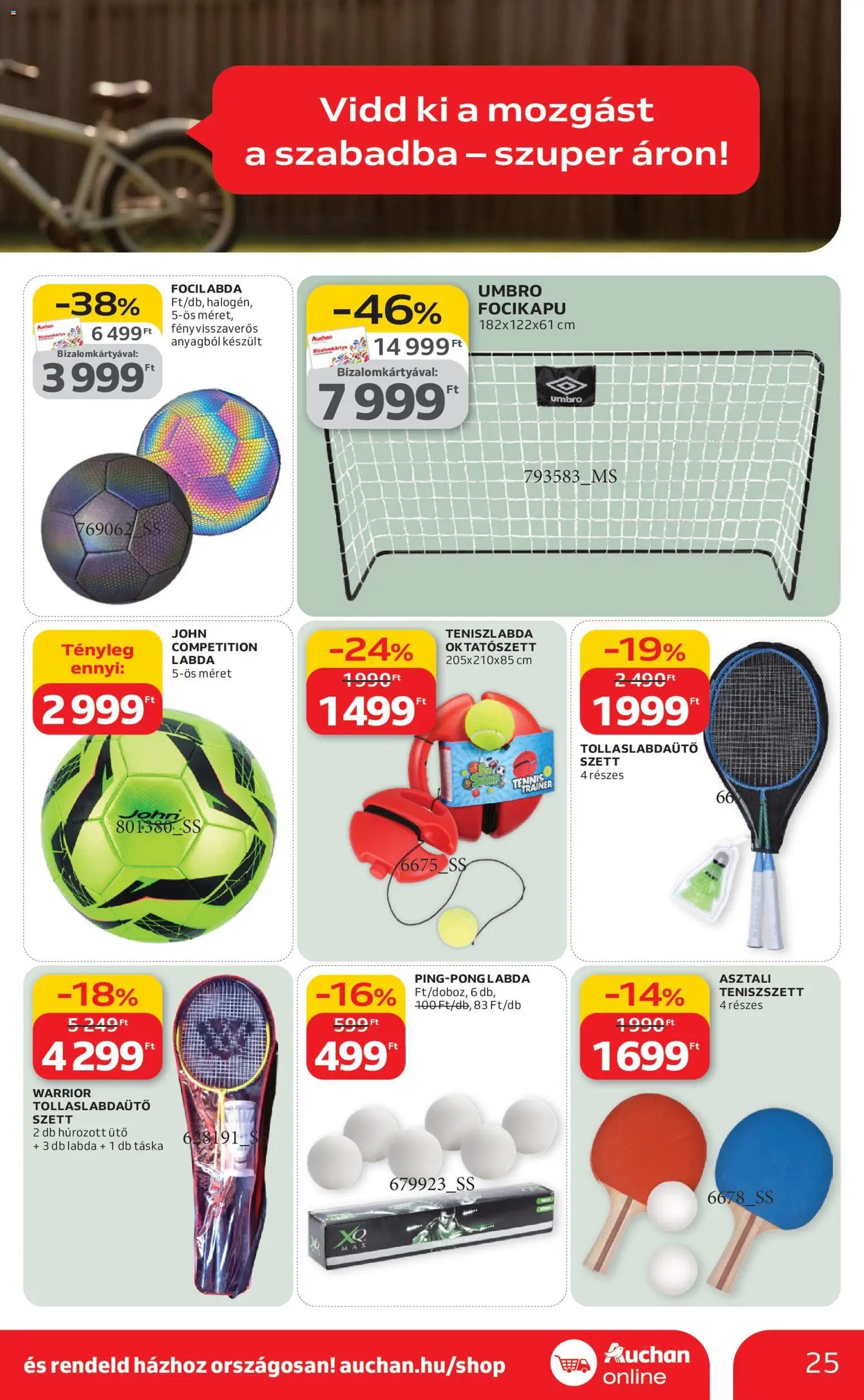 Auchan újság 2026.03.05. Auchan Ki a szabadba (2026-03-05 - 2026-04-04)