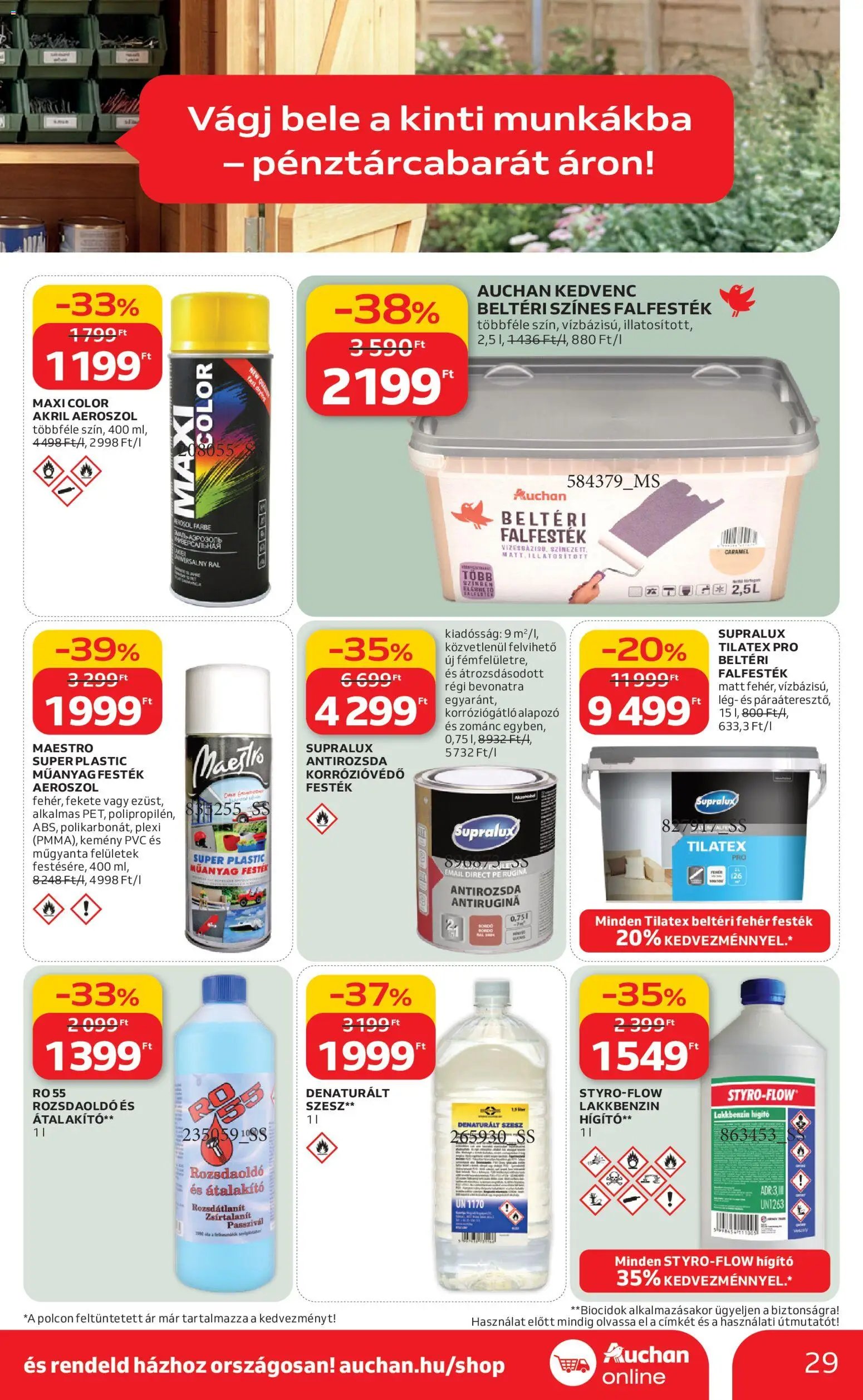 Auchan újság 2026.03.05. Auchan Ki a szabadba (2026-03-05 - 2026-04-04)