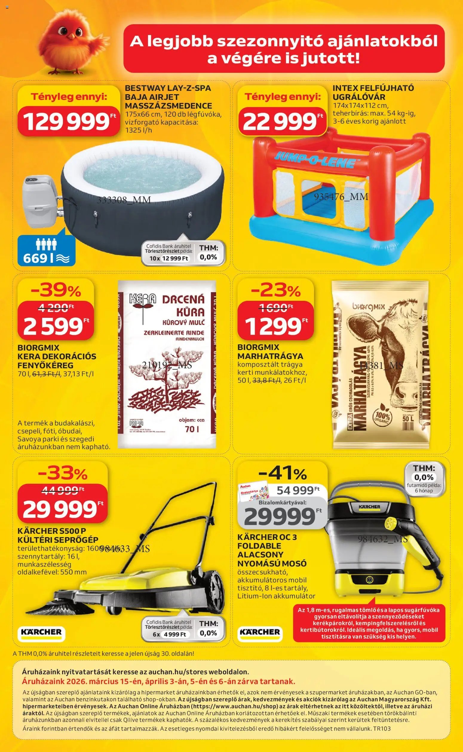 Auchan újság 2026.03.05. Auchan Ki a szabadba (2026-03-05 - 2026-04-04)