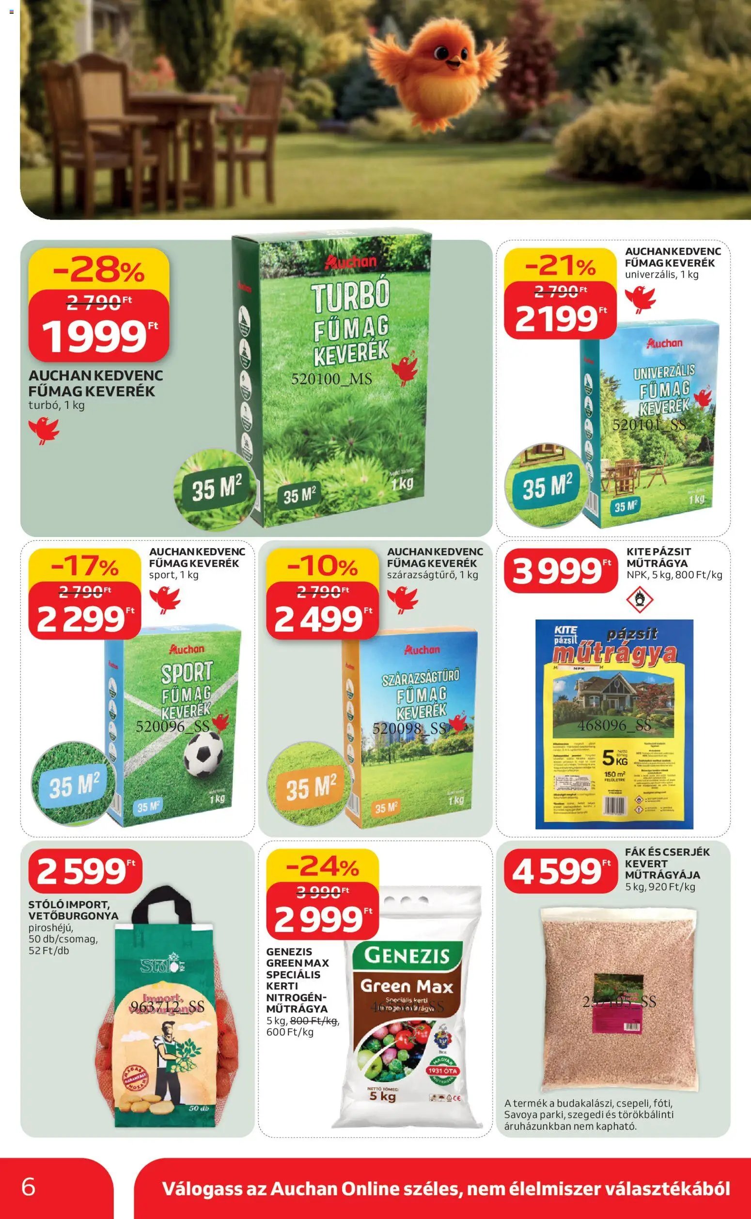 Auchan újság 2026.03.05. Auchan Ki a szabadba (2026-03-05 - 2026-04-04)