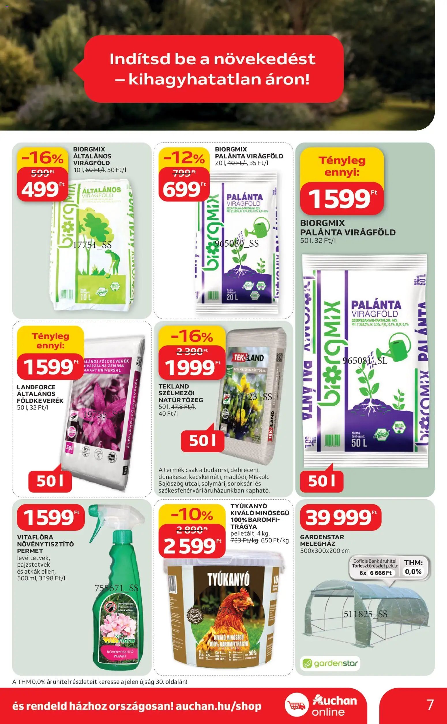 Auchan újság 2026.03.05. Auchan Ki a szabadba (2026-03-05 - 2026-04-04)