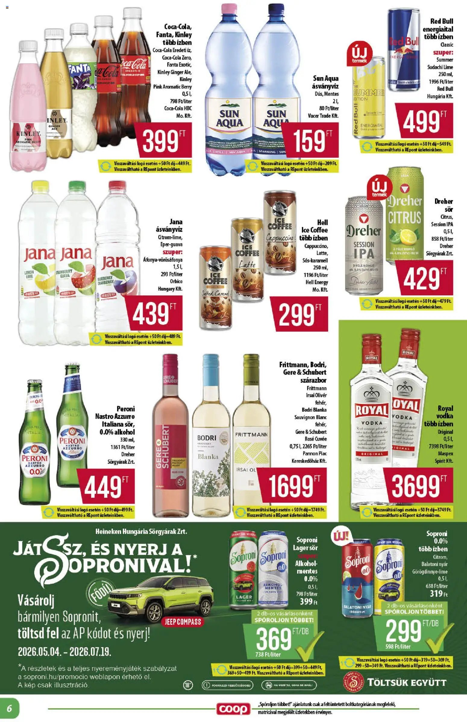 COOP újság 2026.06.18. COOP - Abc & szuper / Alföld Pro-Coop Zrt.