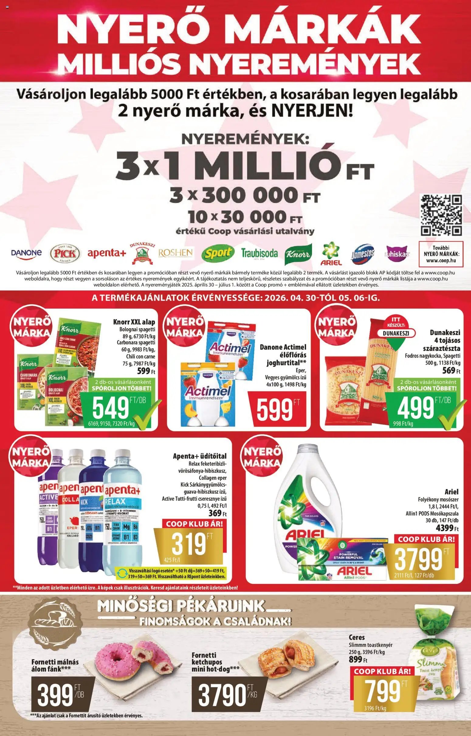 COOP újság 2026.04.30. COOP - Szuper Plusz / Tisza (2026-04-30 - 2026-05-06)