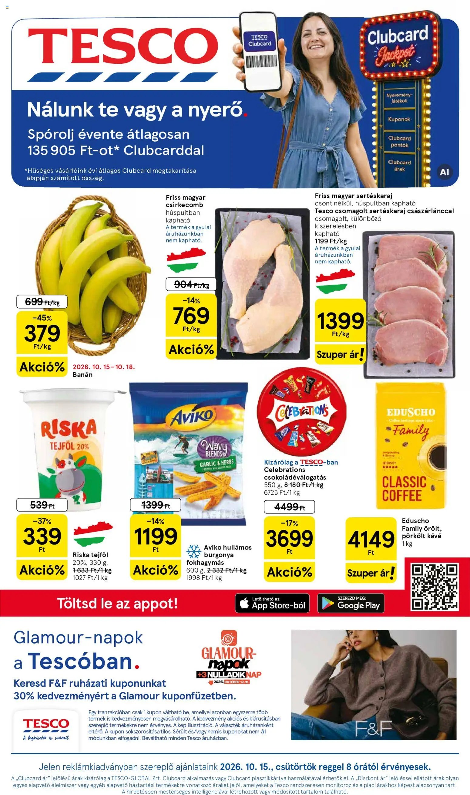 Tesco akciós ujság 2026.10.15. 🎃 HALLOWEEN 🧡
