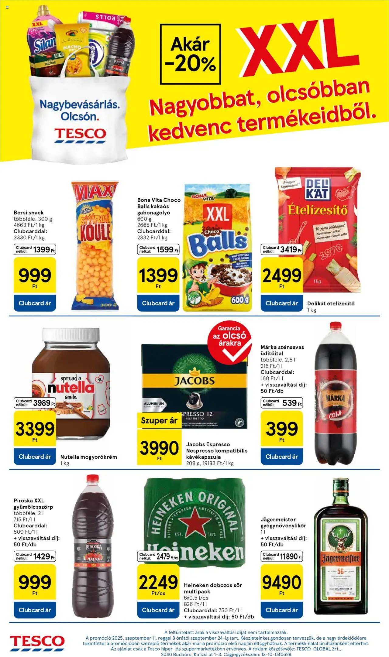 Tesco újság 2025.09.11. Akciós újság Tesco (2025-09-11 - 2025-09-17)