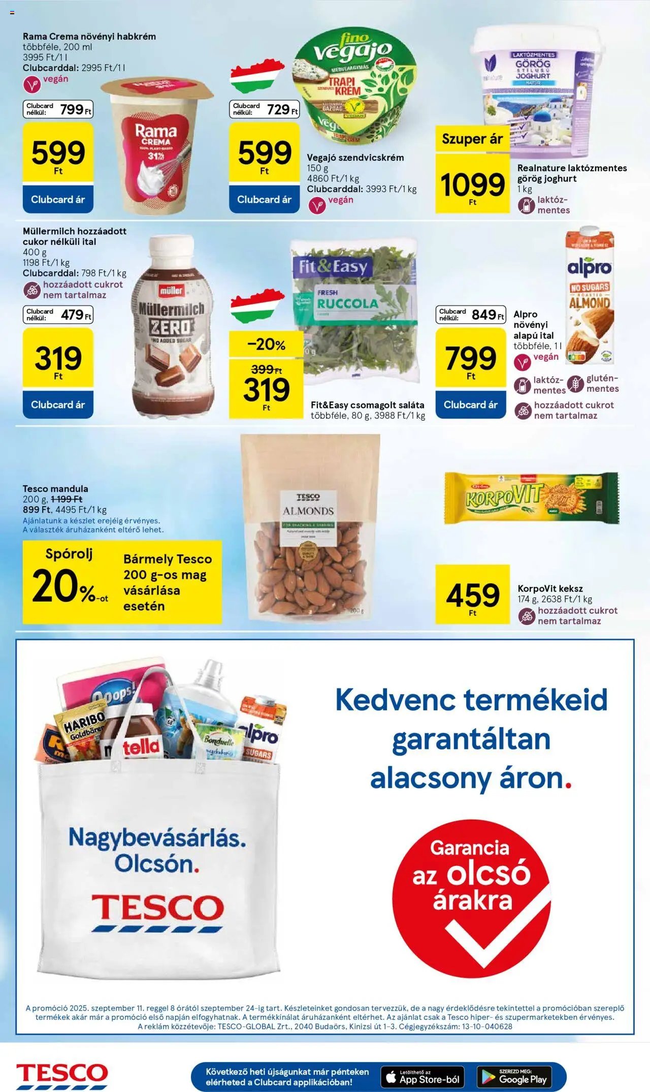 Tesco újság 2025.09.11. Akciós újság Tesco (2025-09-11 - 2025-09-17)