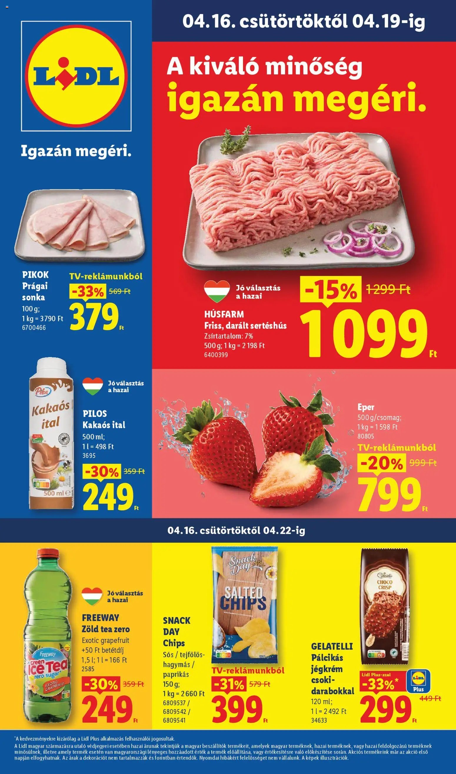 Lidl újság 2026.04.16. Lidl akciós újság (2026-04-16 - 2026-04-22)
