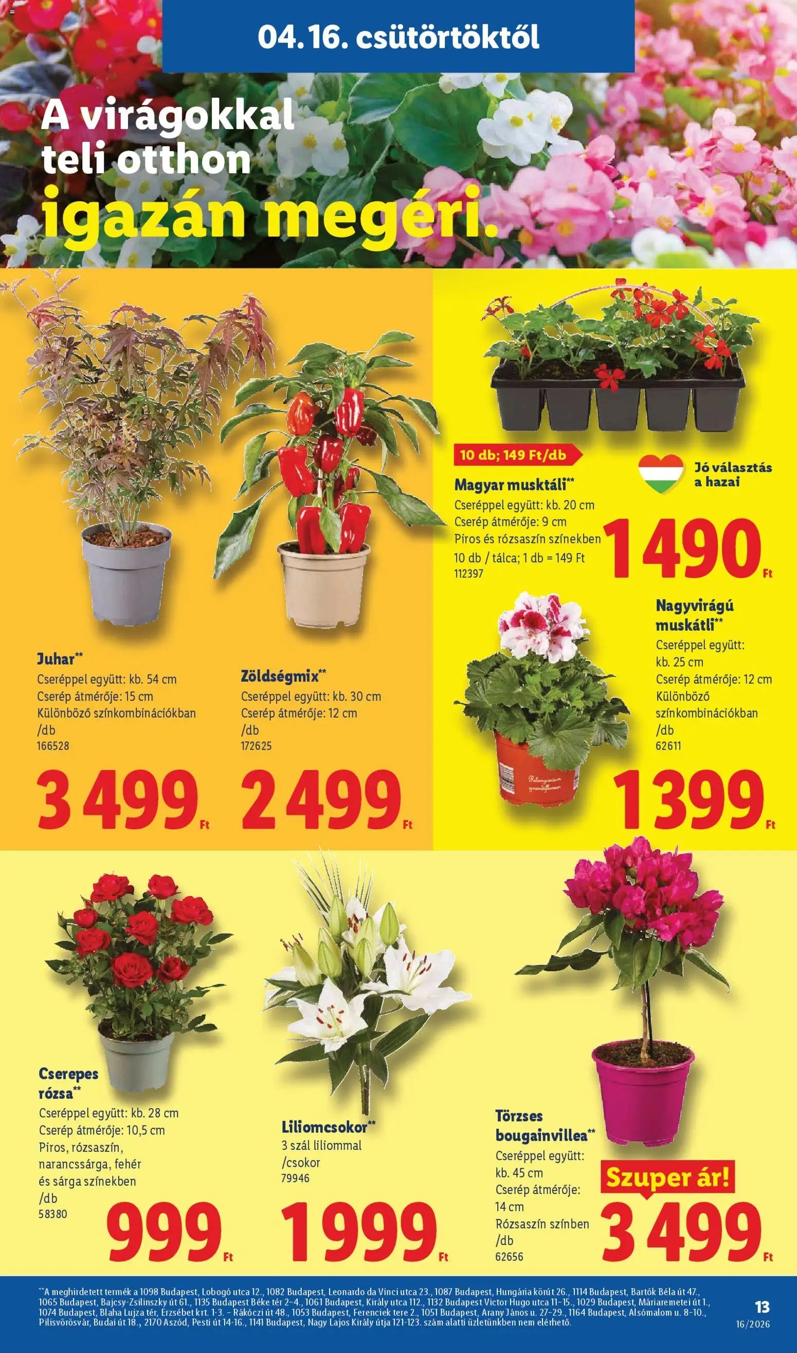 Lidl újság 2026.04.16. Lidl akciós újság (2026-04-16 - 2026-04-22)