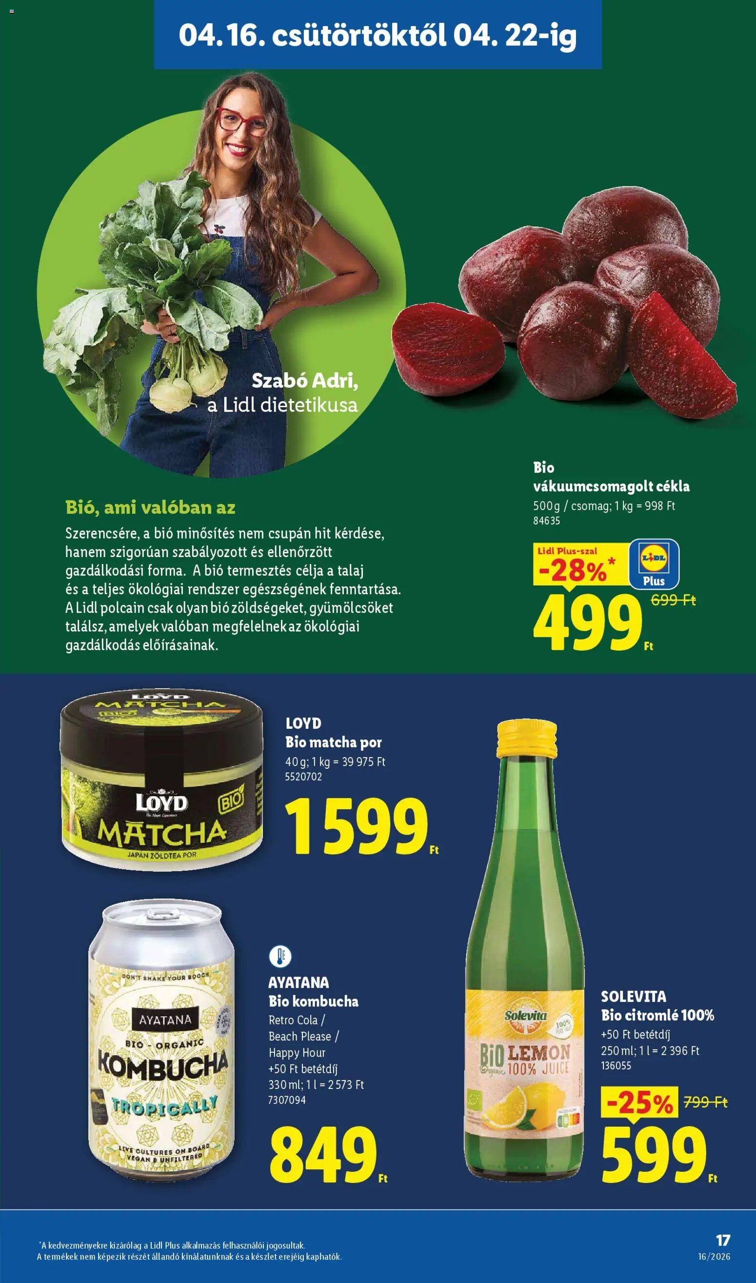 Lidl újság 2026.04.16. Lidl akciós újság (2026-04-16 - 2026-04-22)