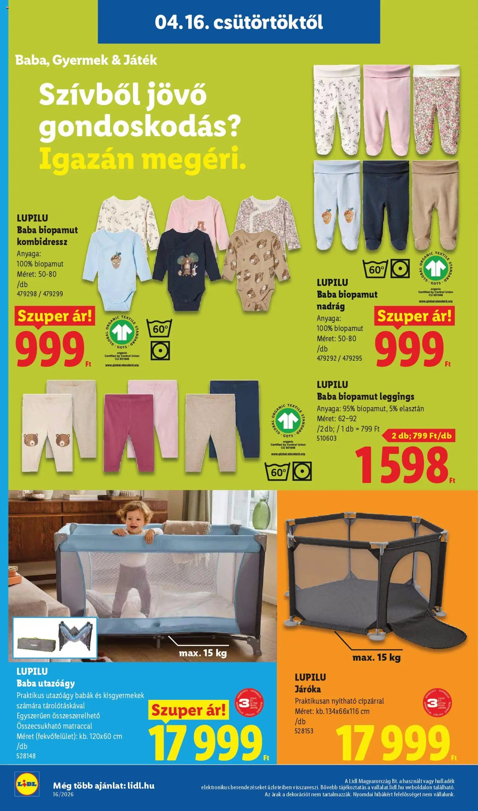 Lidl újság 2026.04.16. Lidl akciós újság (2026-04-16 - 2026-04-22)