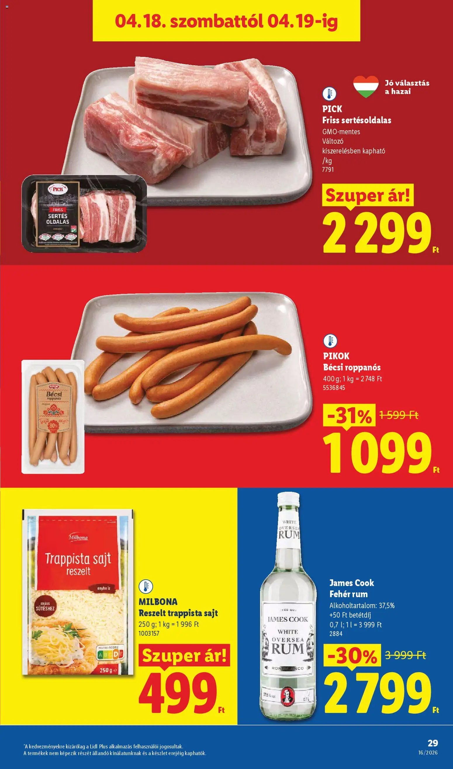 Lidl újság 2026.04.16. Lidl akciós újság (2026-04-16 - 2026-04-22)