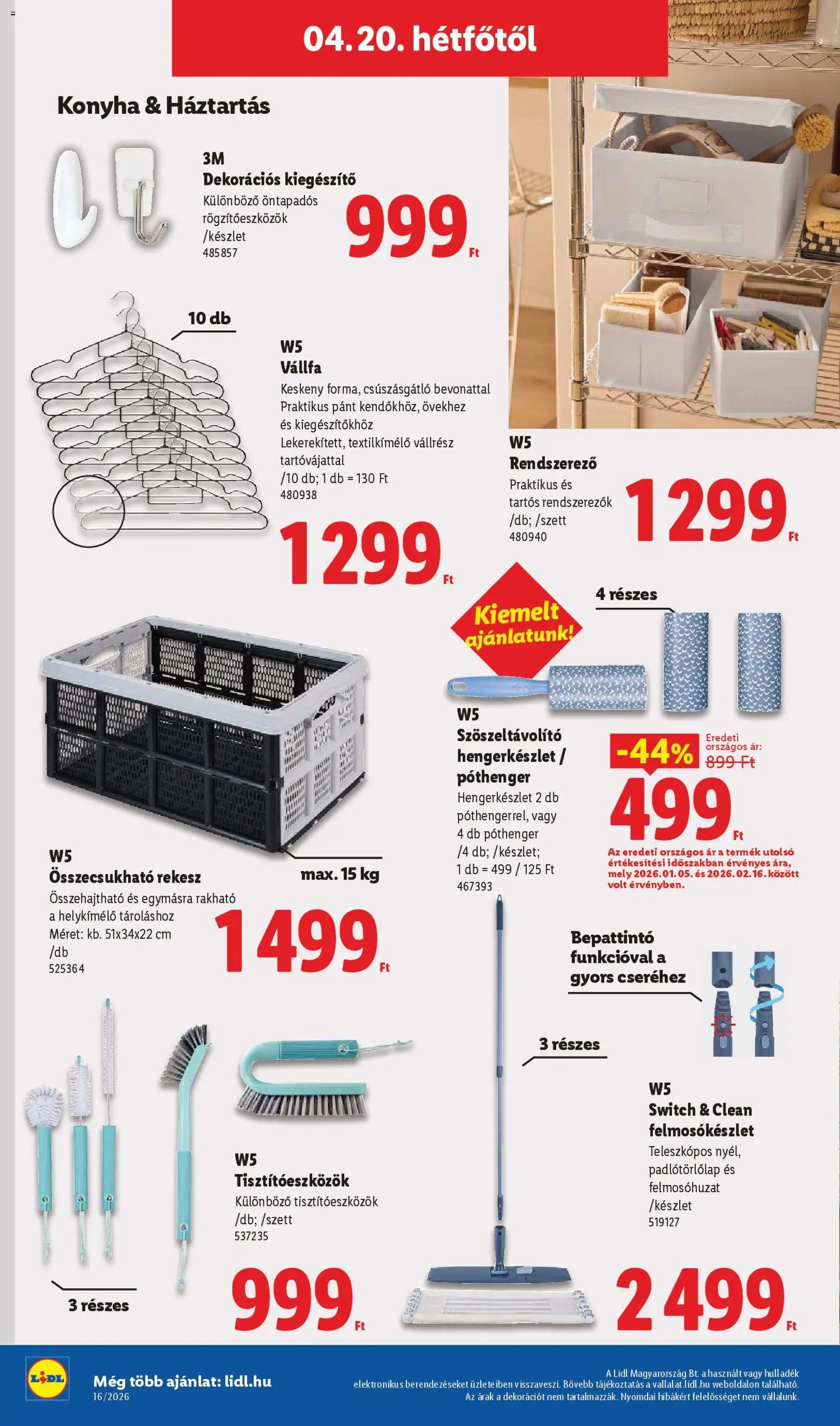 Lidl újság 2026.04.16. Lidl akciós újság (2026-04-16 - 2026-04-22)