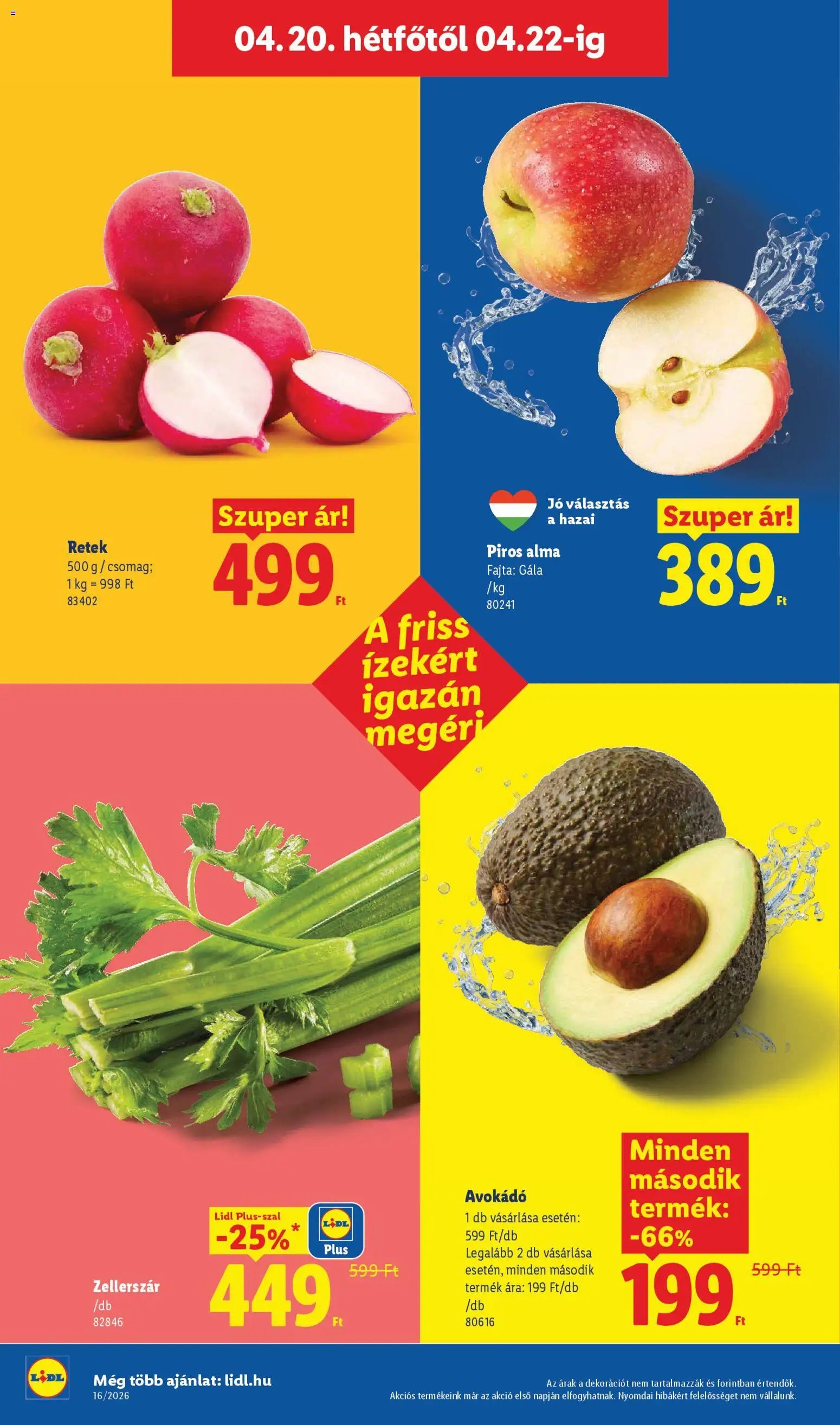 Lidl újság 2026.04.16. Lidl akciós újság (2026-04-16 - 2026-04-22)